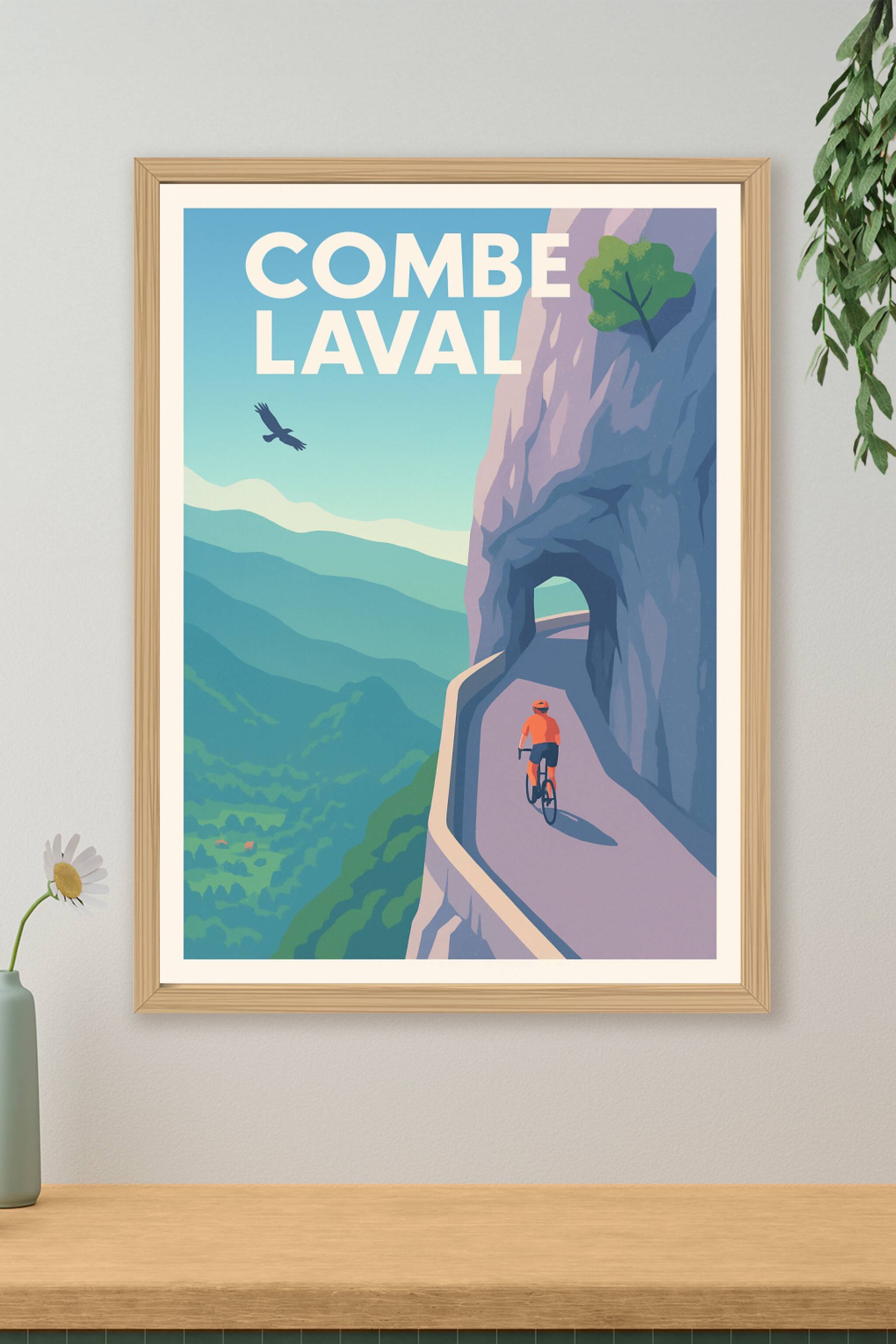 Affiche de Combe Laval - La route vertigineuse du Vercors
