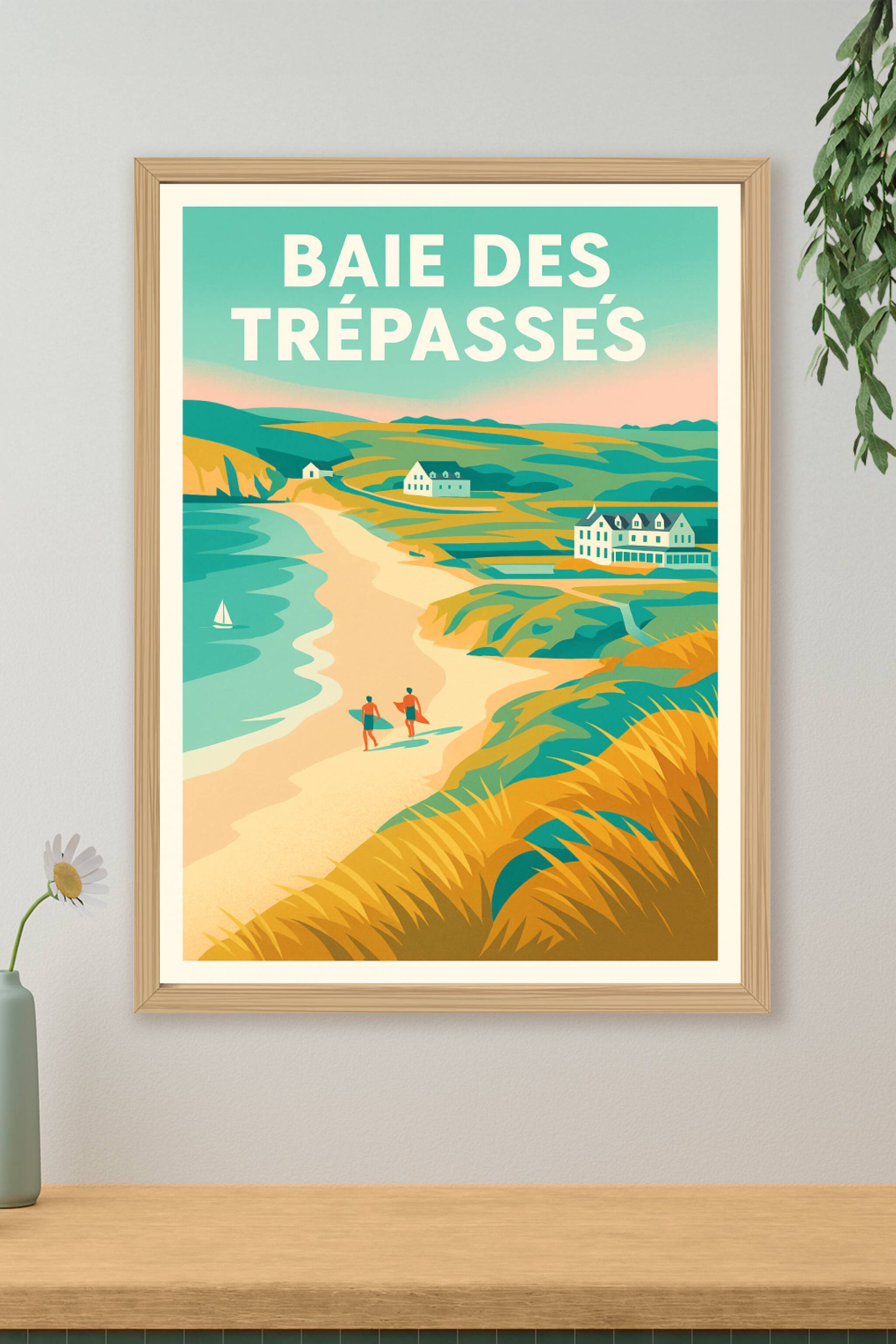 Affiche de Baie des Trépassés - L'esprit sauvage de la Bretagne à l'état pur
