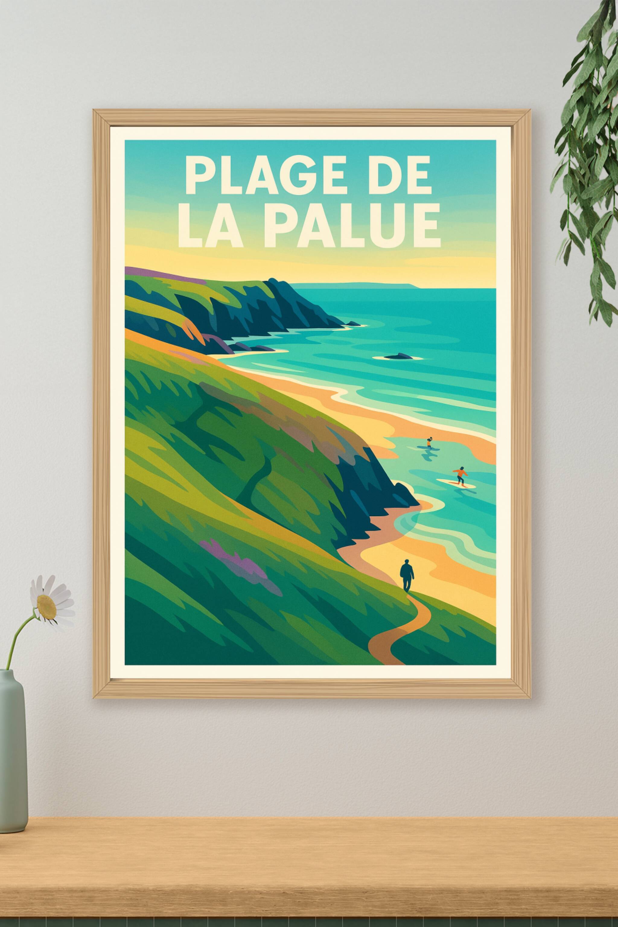 Affiche de Plage de la Palue - L'esprit sauvage de la Presqu'île de Crozon