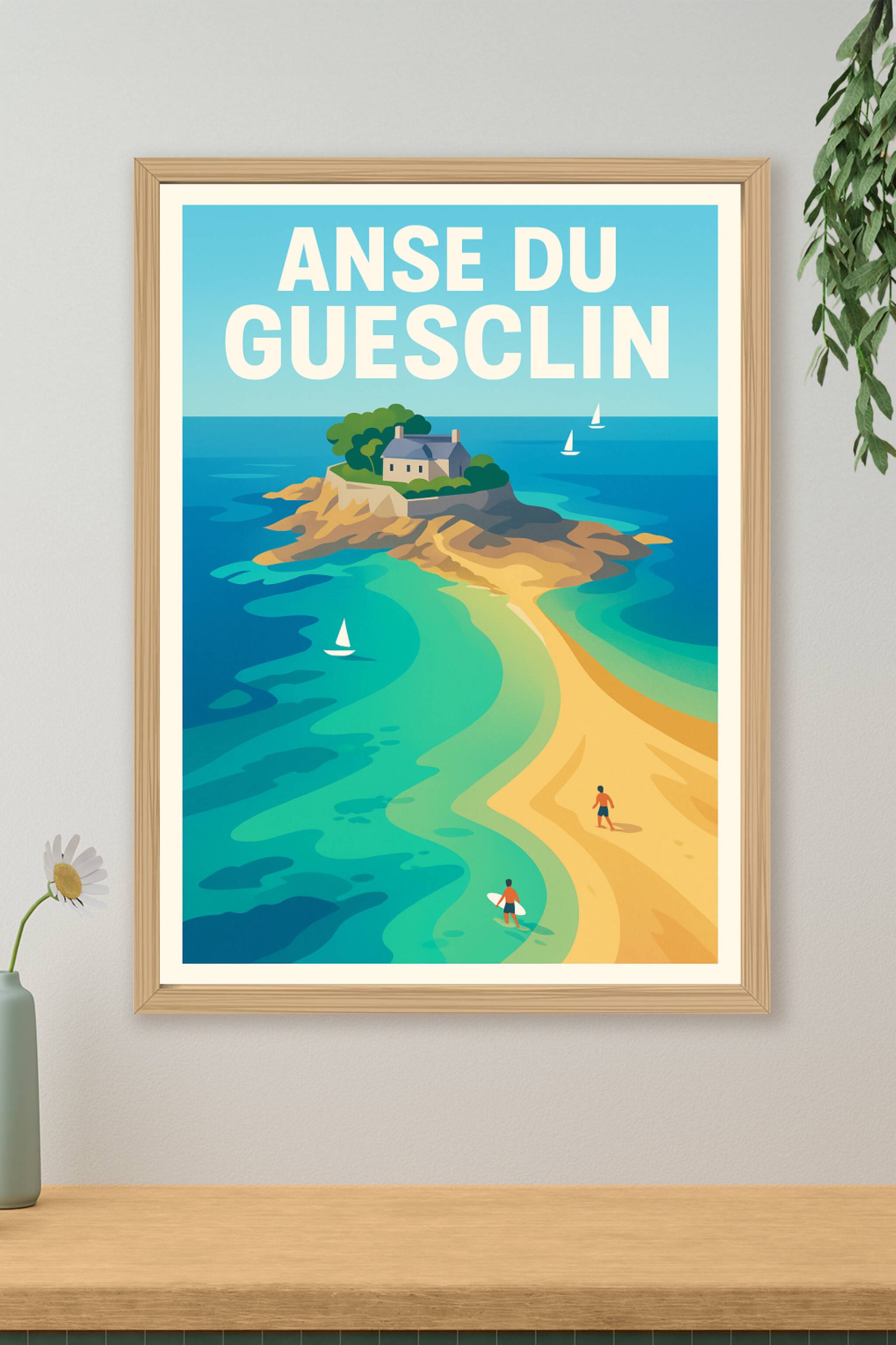Affiche de Anse du Guesclin - L'évasion sauvage entre terre et mer
