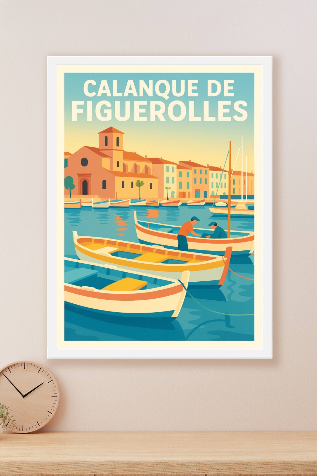 Affiche de Calanque de Figuerolles - L'éclat de la Provence dans votre intérieur