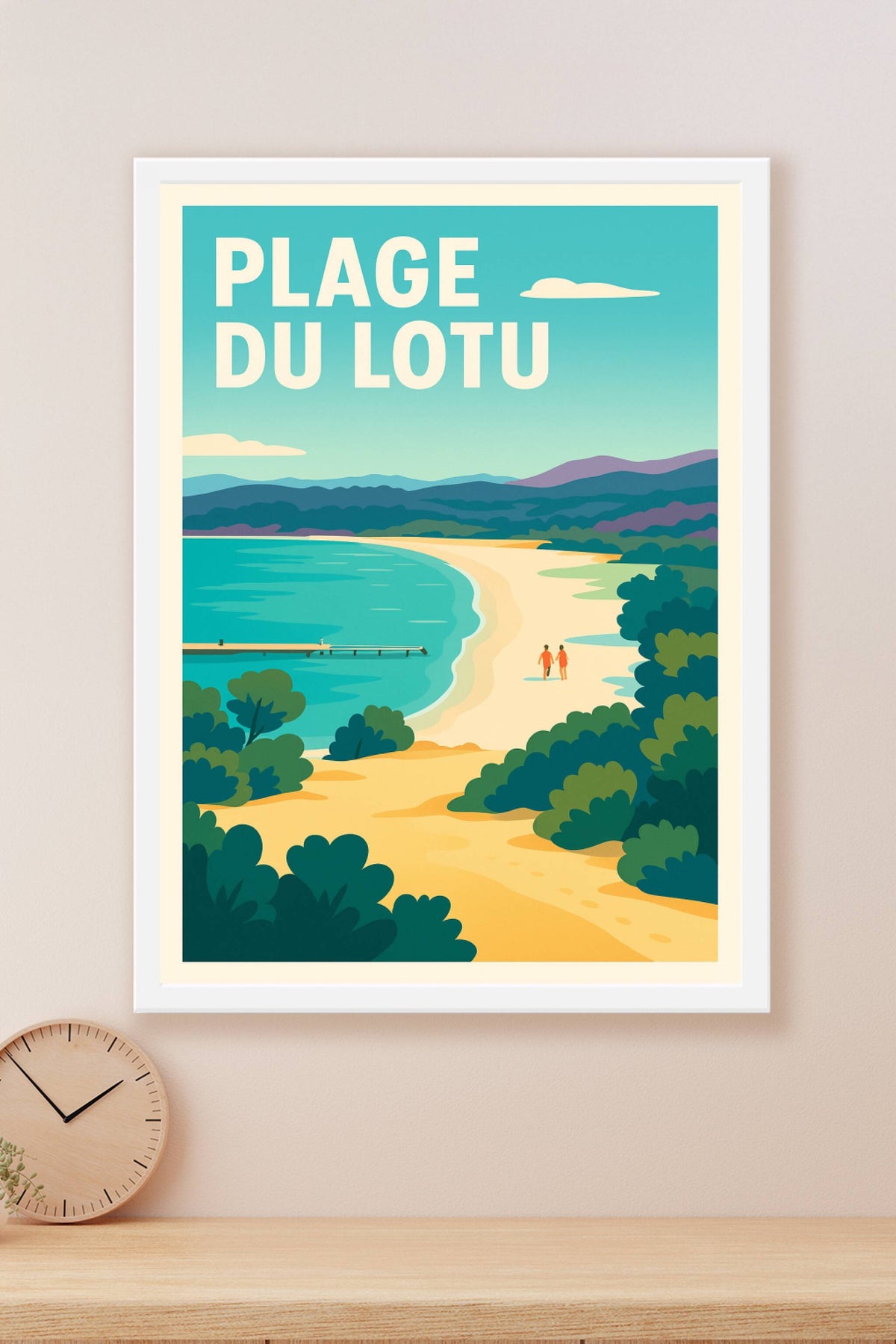 Affiche de Plage du Lotu - L'éclat sauvage du désert des Agriates