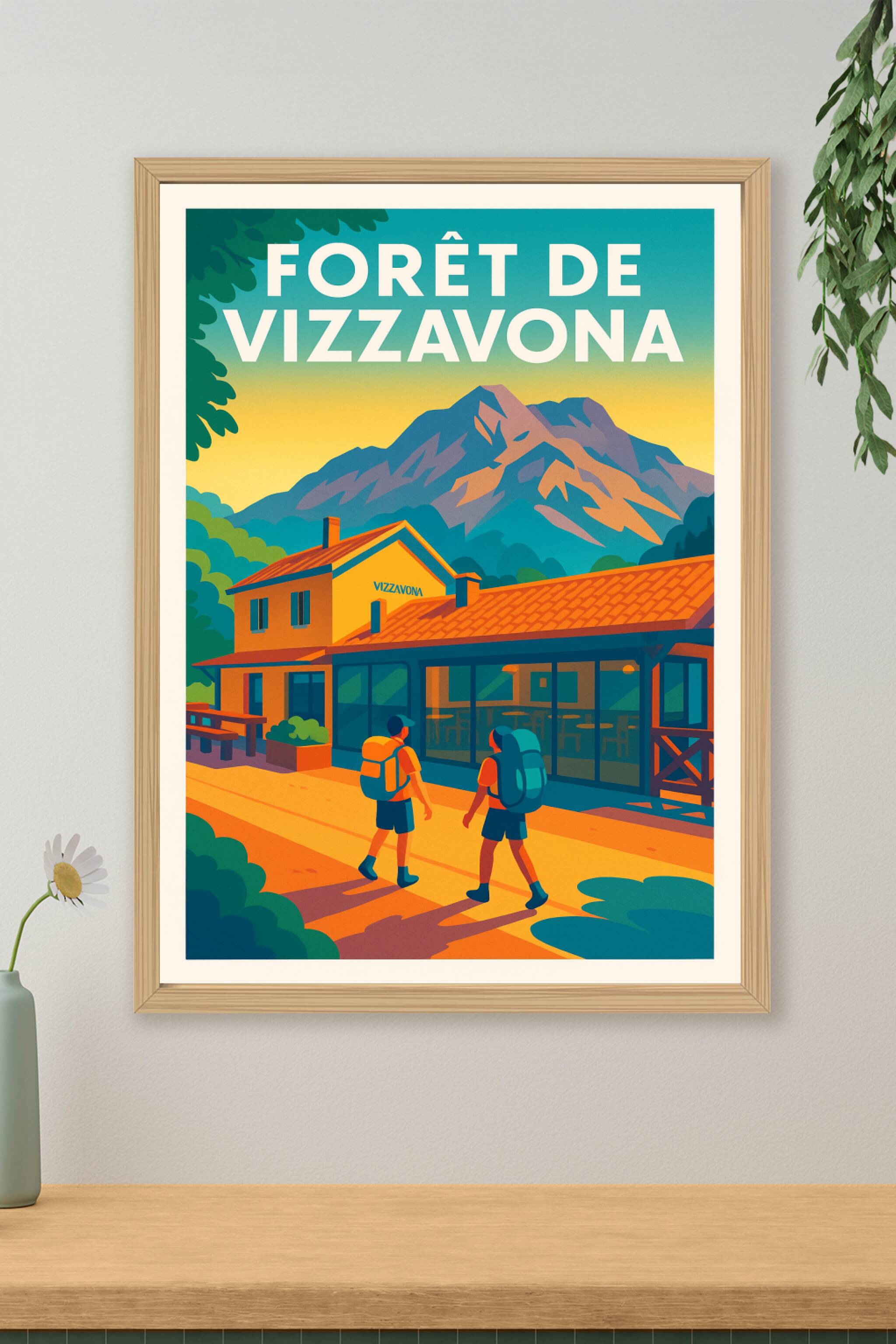 Affiche de Forêt de Vizzavona - L'âme sauvage de la Corse en randonnée