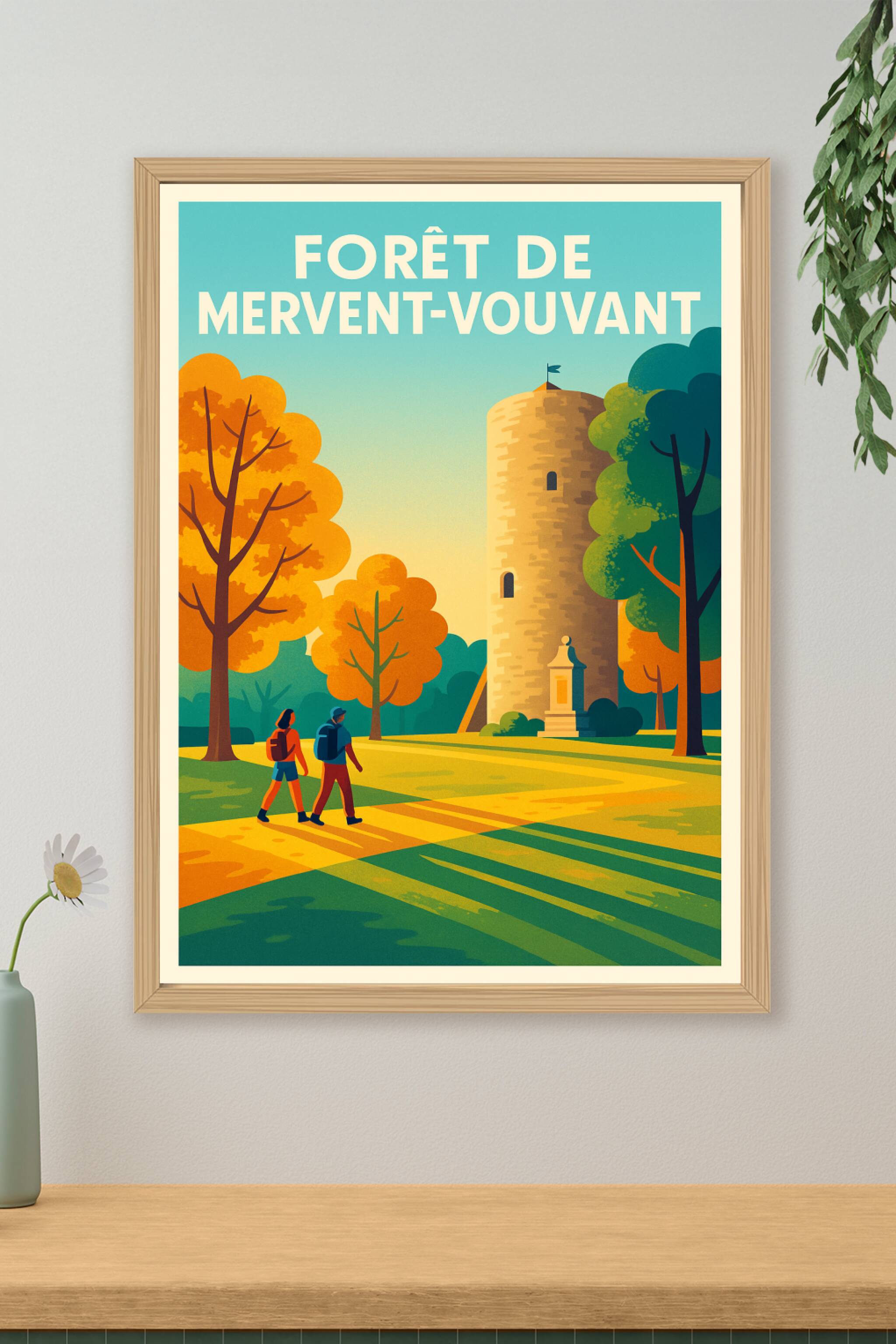 Affiche de Forêt de Mervent-Vouvant - Évasion nature au cœur de la Vendée
