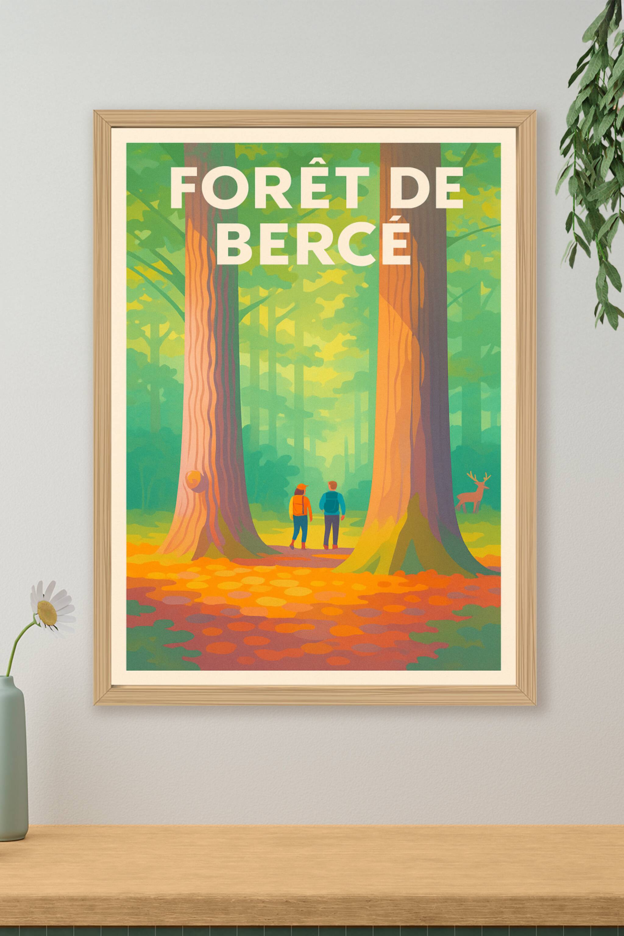 Affiche de Forêt de Bercé - L'immensité de la nature au cœur de la Sarthe