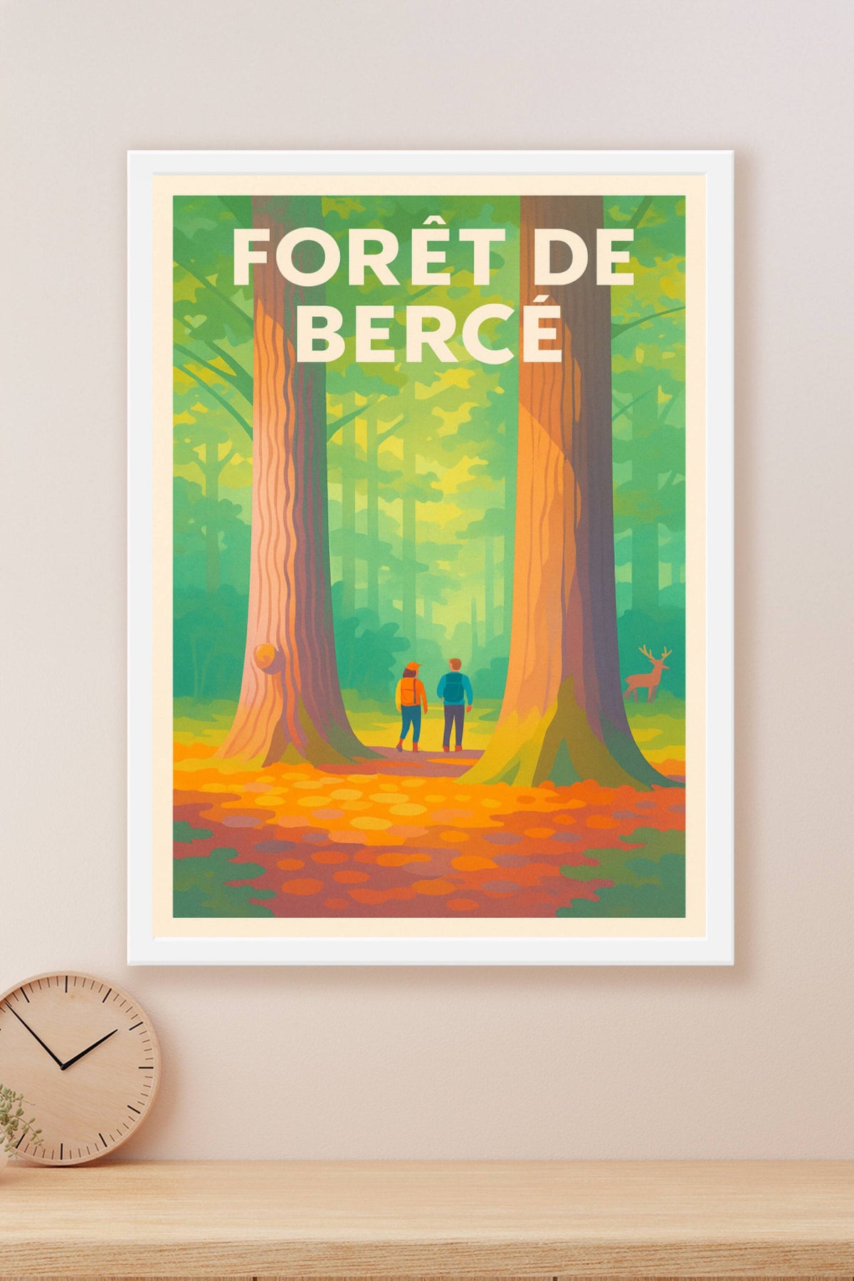 Affiche de Forêt de Bercé - L'immensité de la nature au cœur de la Sarthe