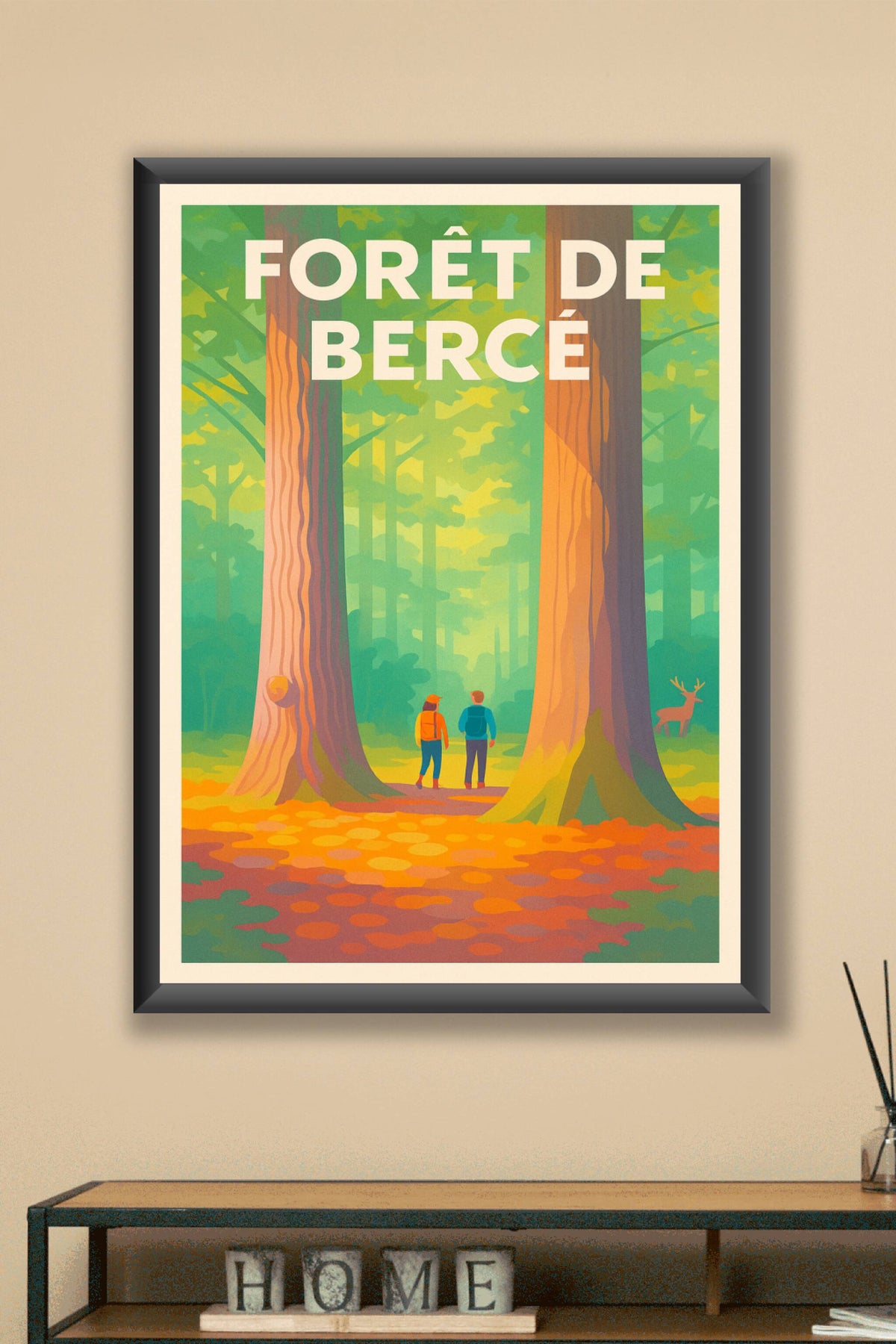 Affiche de Forêt de Bercé - L'immensité de la nature au cœur de la Sarthe