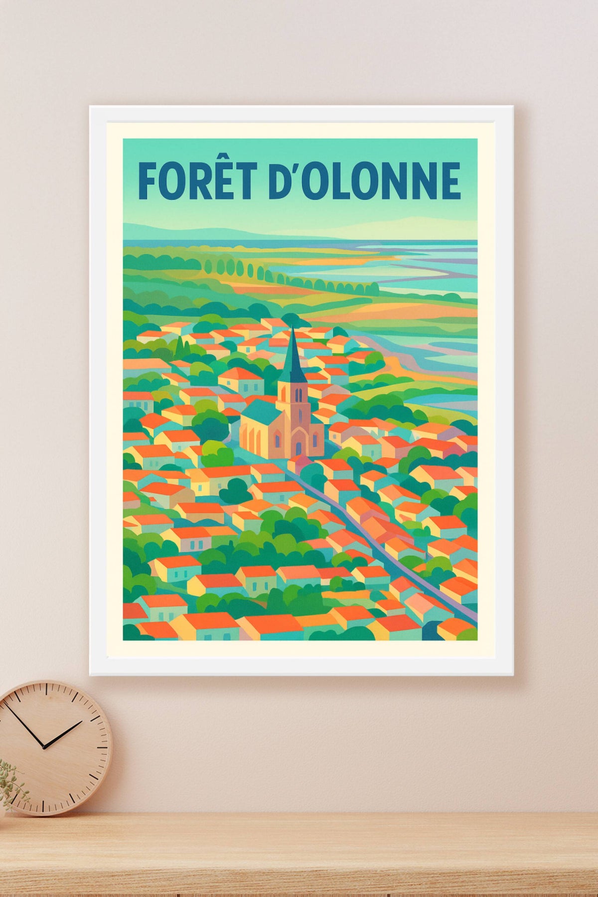 Affiche de Forêt d'Olonne - L'élégance sauvage de la côte vendéenne