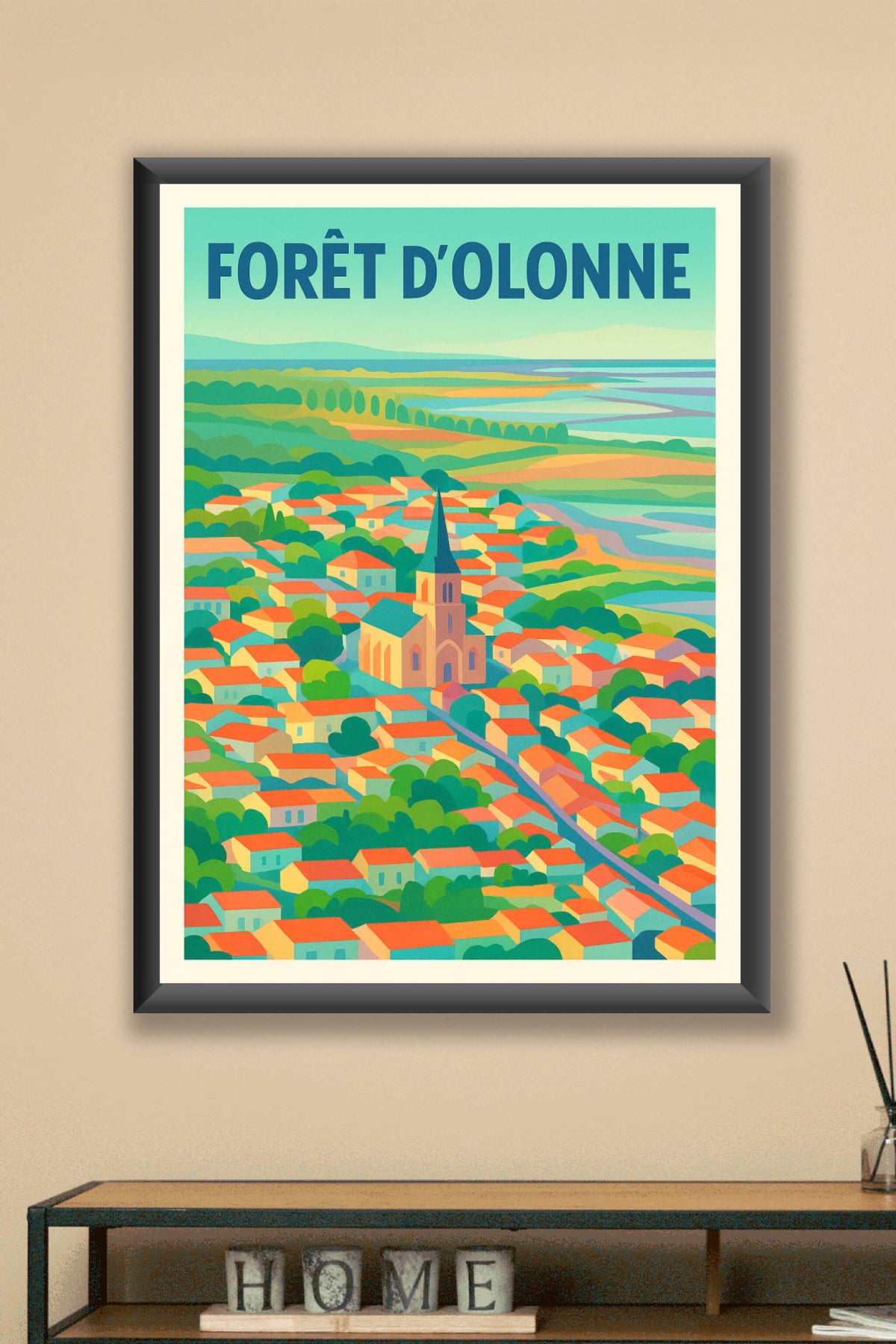 Affiche de Forêt d'Olonne - L'élégance sauvage de la côte vendéenne