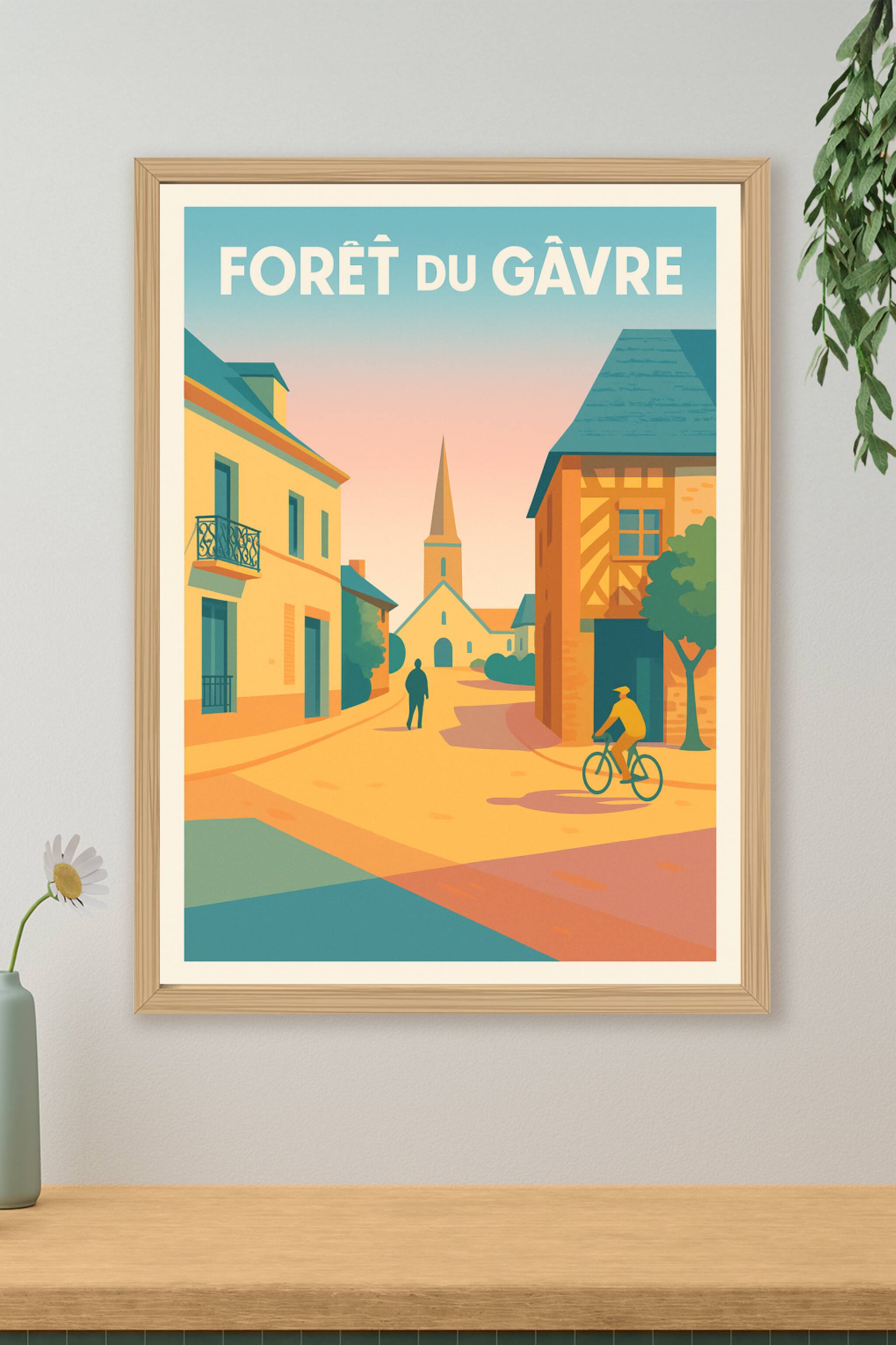 Affiche de Forêt du Gâvre - Une escapade bucolique au cœur de la nature