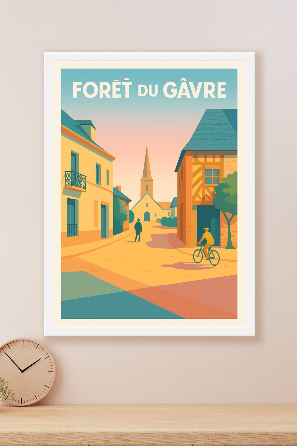 Affiche de Forêt du Gâvre - Une escapade bucolique au cœur de la nature