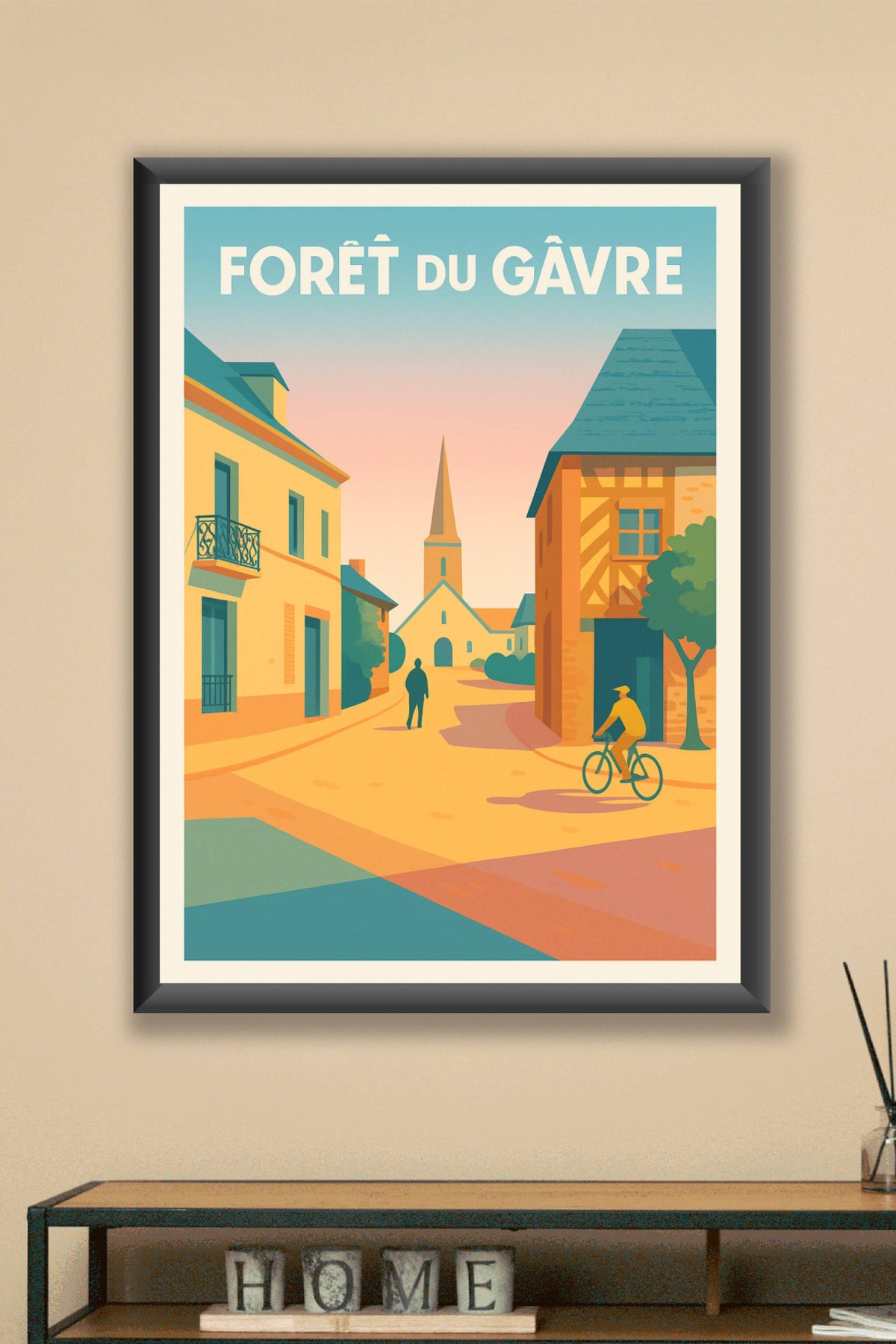 Affiche de Forêt du Gâvre - Une escapade bucolique au cœur de la nature