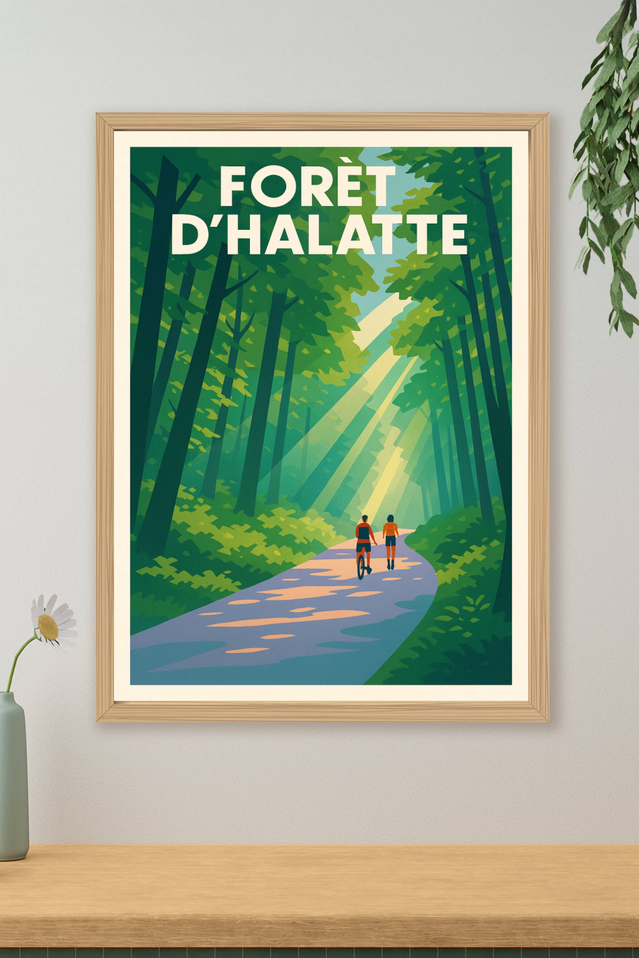 Affiche de Forêt d'Halatte - Une échappée sauvage au cœur de l'Oise