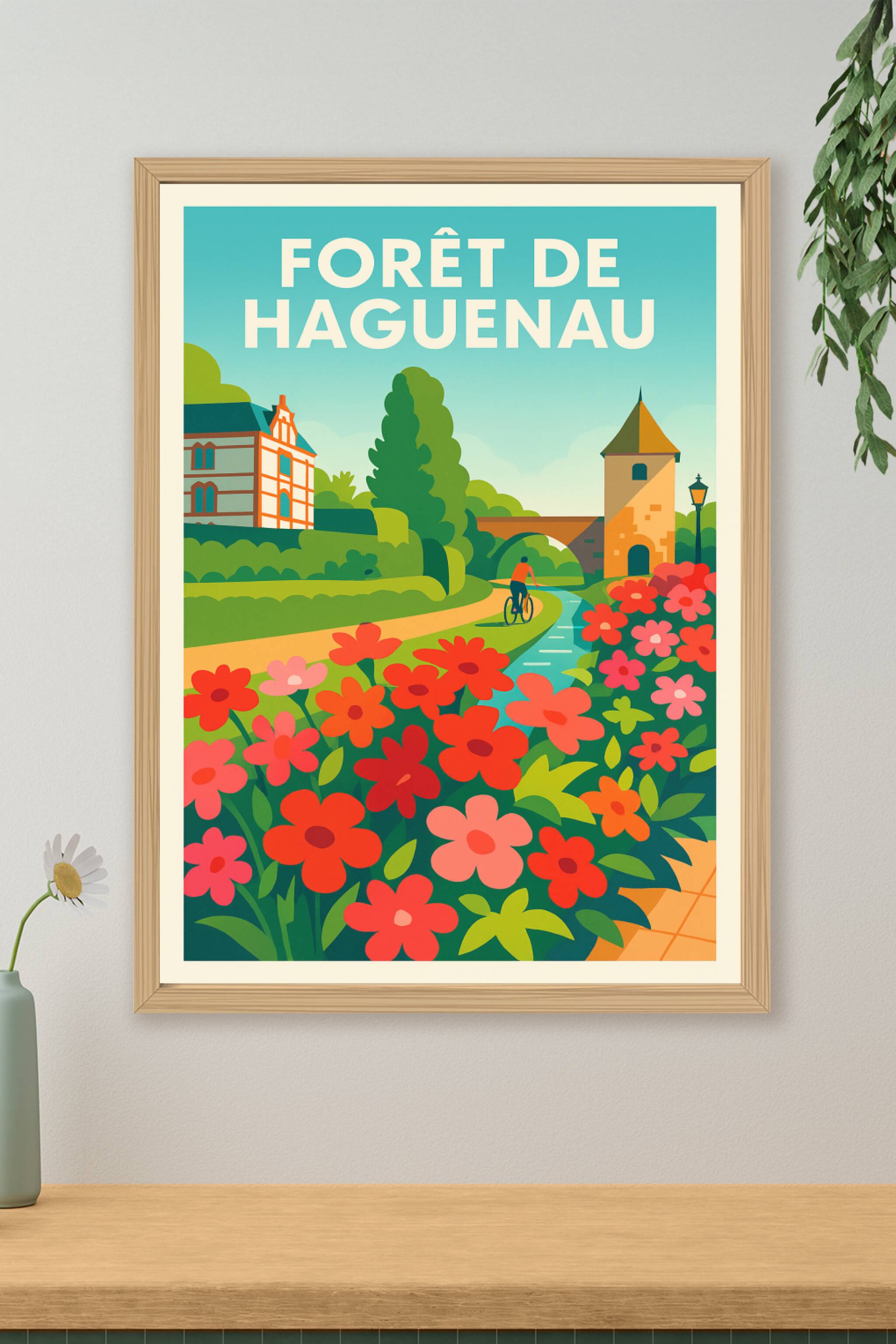 Affiche de Forêt de Haguenau - Une évasion bucolique au cœur de l'Alsace