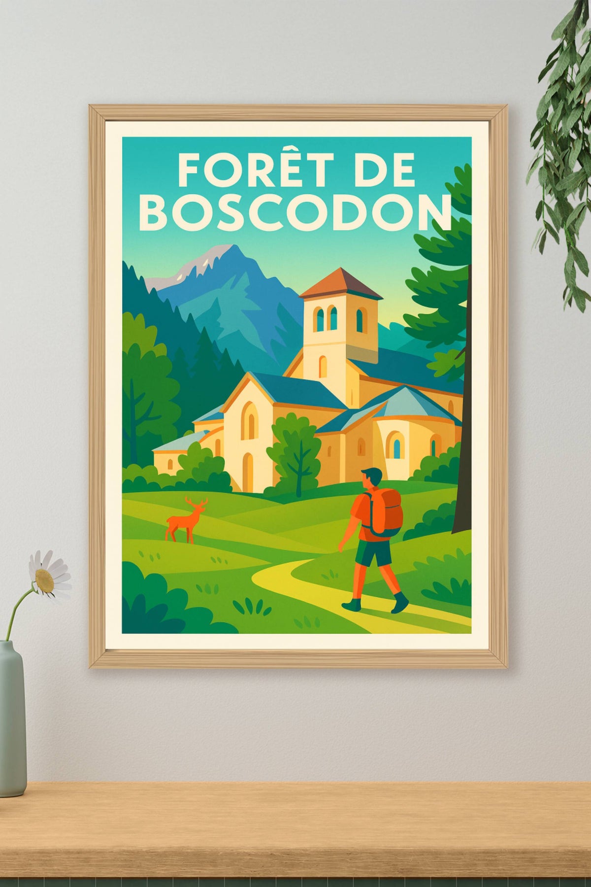 Affiche de Forêt de Boscodon - Évasion sauvage au cœur des Hautes-Alpes