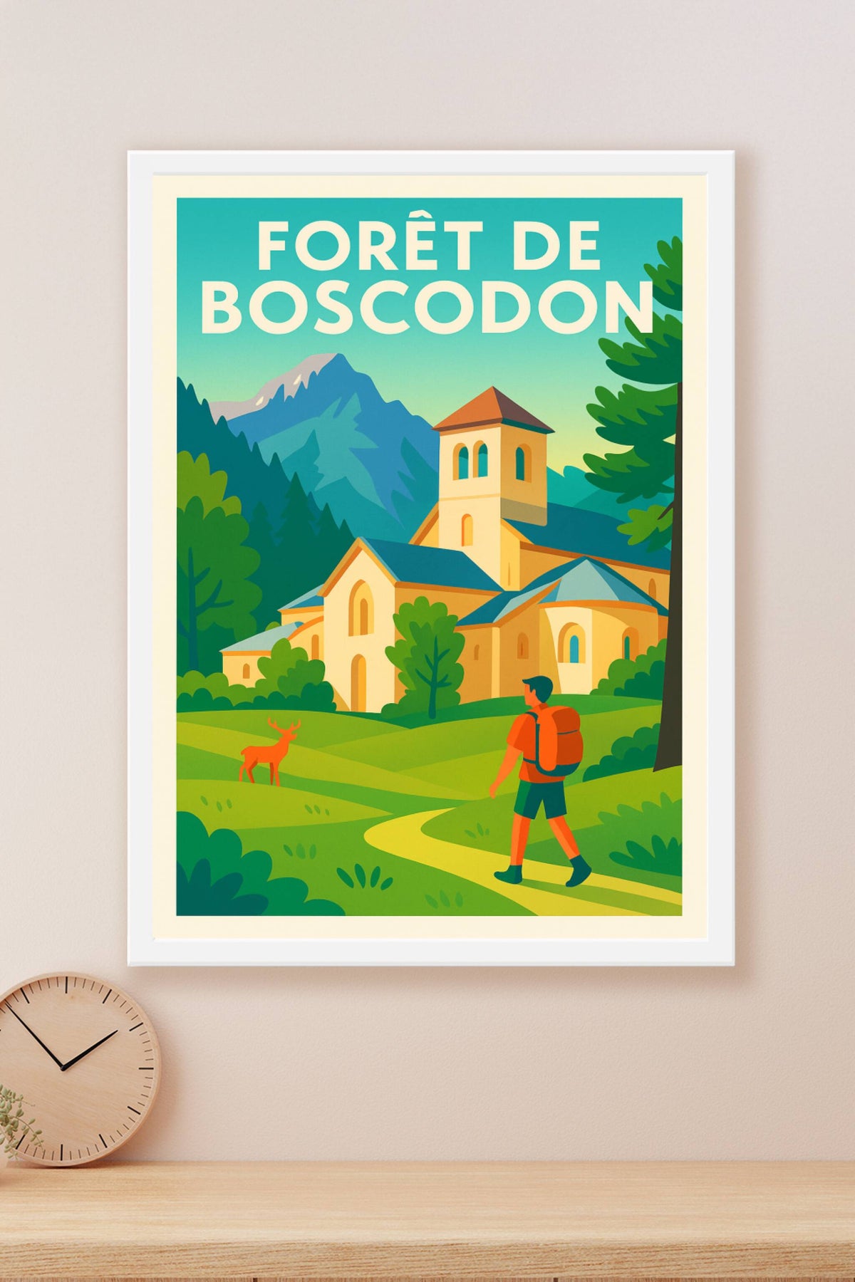 Affiche de Forêt de Boscodon - Évasion sauvage au cœur des Hautes-Alpes