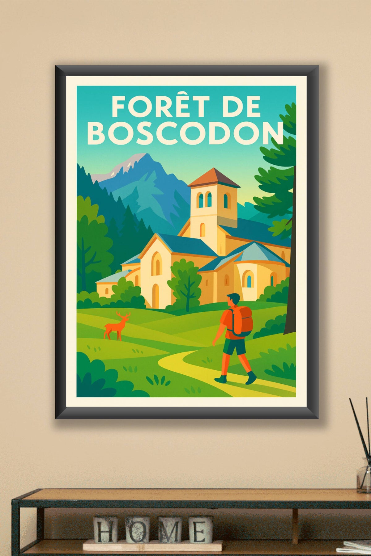 Affiche de Forêt de Boscodon - Évasion sauvage au cœur des Hautes-Alpes