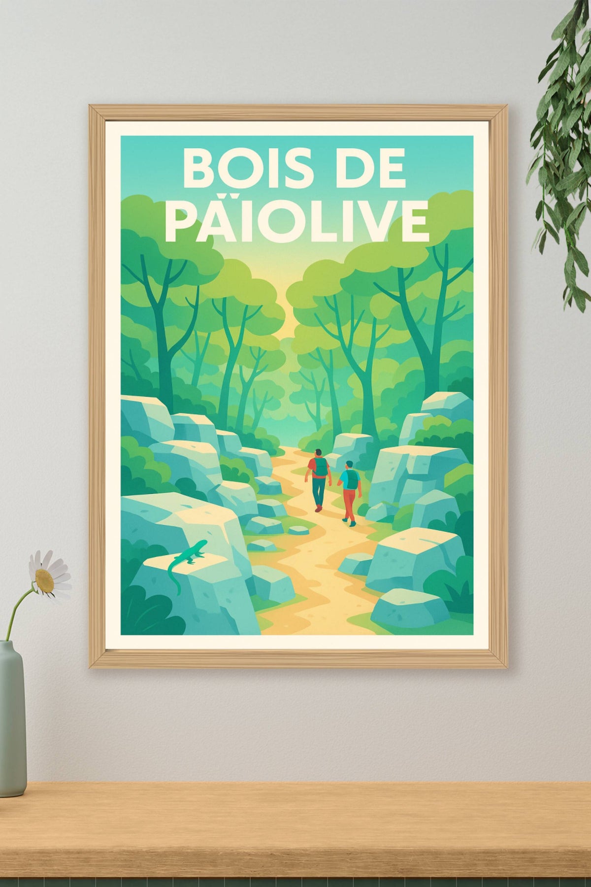 Affiche de Bois de Païolive - L'enchantement sauvage de l'Ardèche