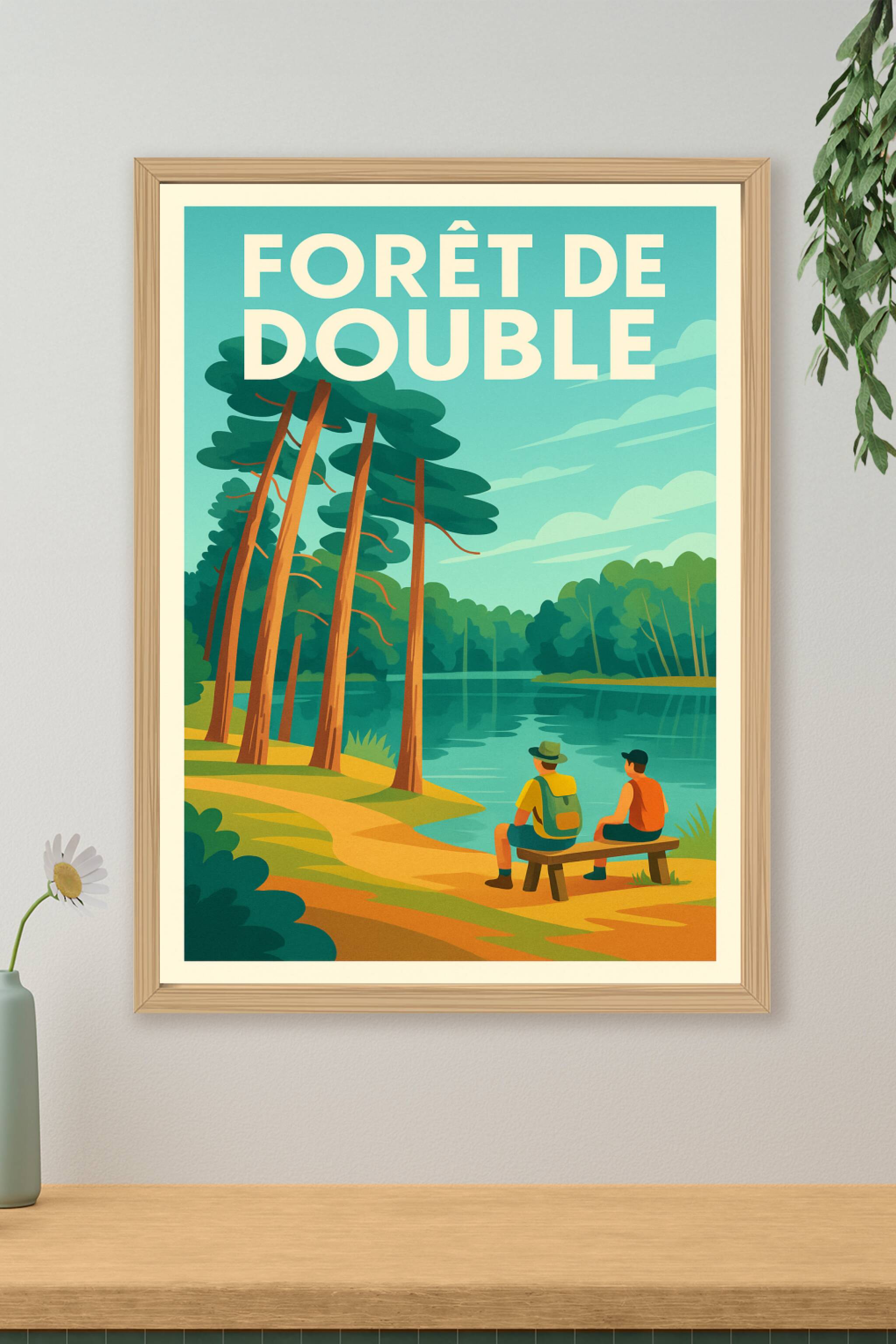 Affiche de Forêt de la Double - Évasion sauvage au cœur du Périgord