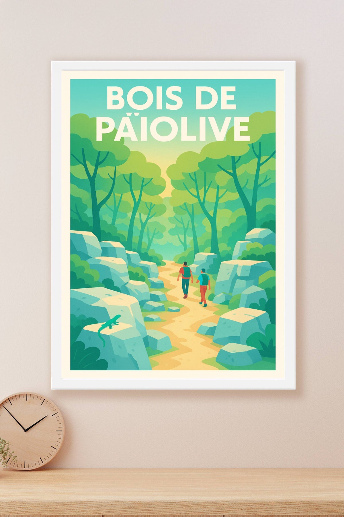 Affiche de Bois de Païolive - L'enchantement sauvage de l'Ardèche