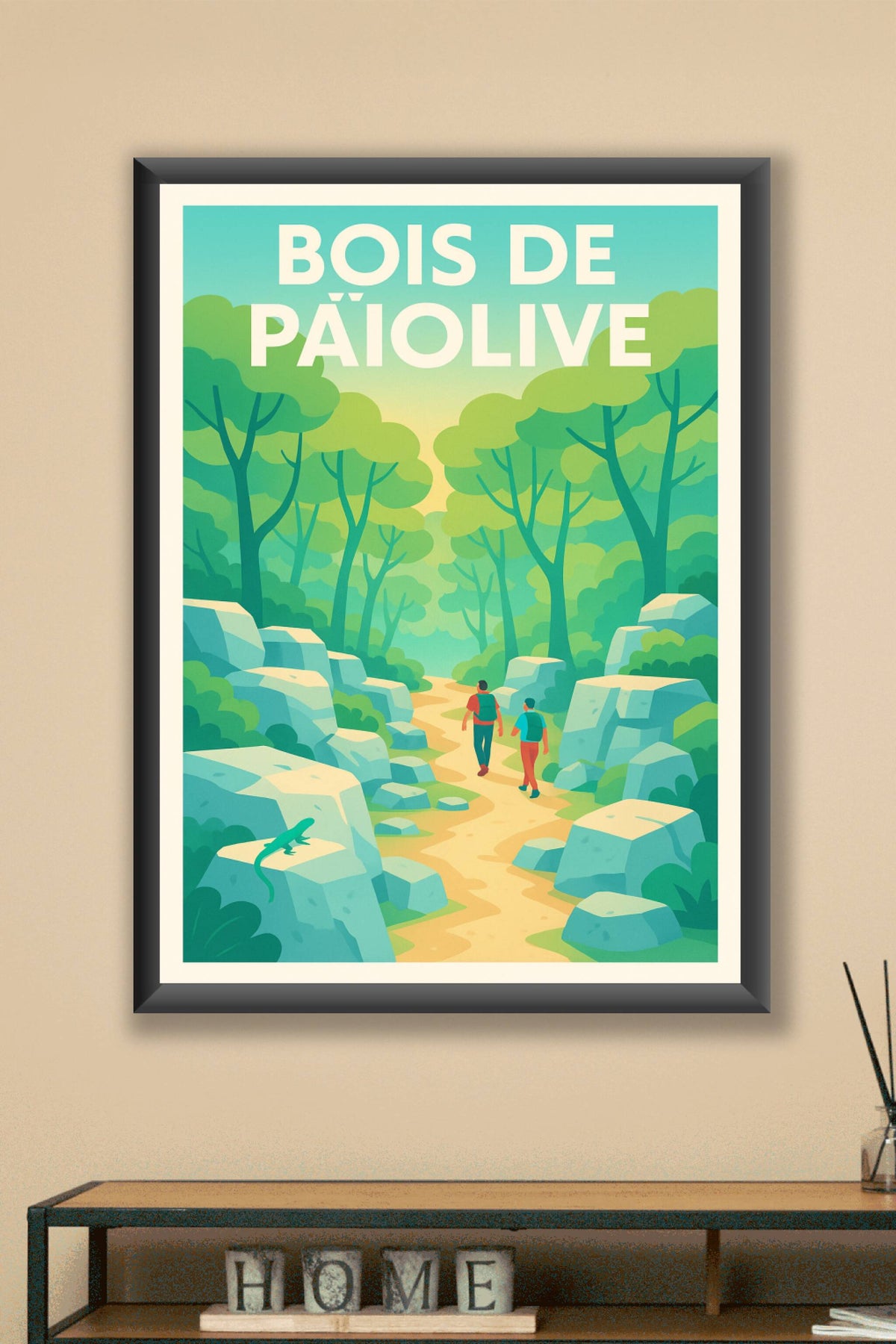 Affiche de Bois de Païolive - L'enchantement sauvage de l'Ardèche