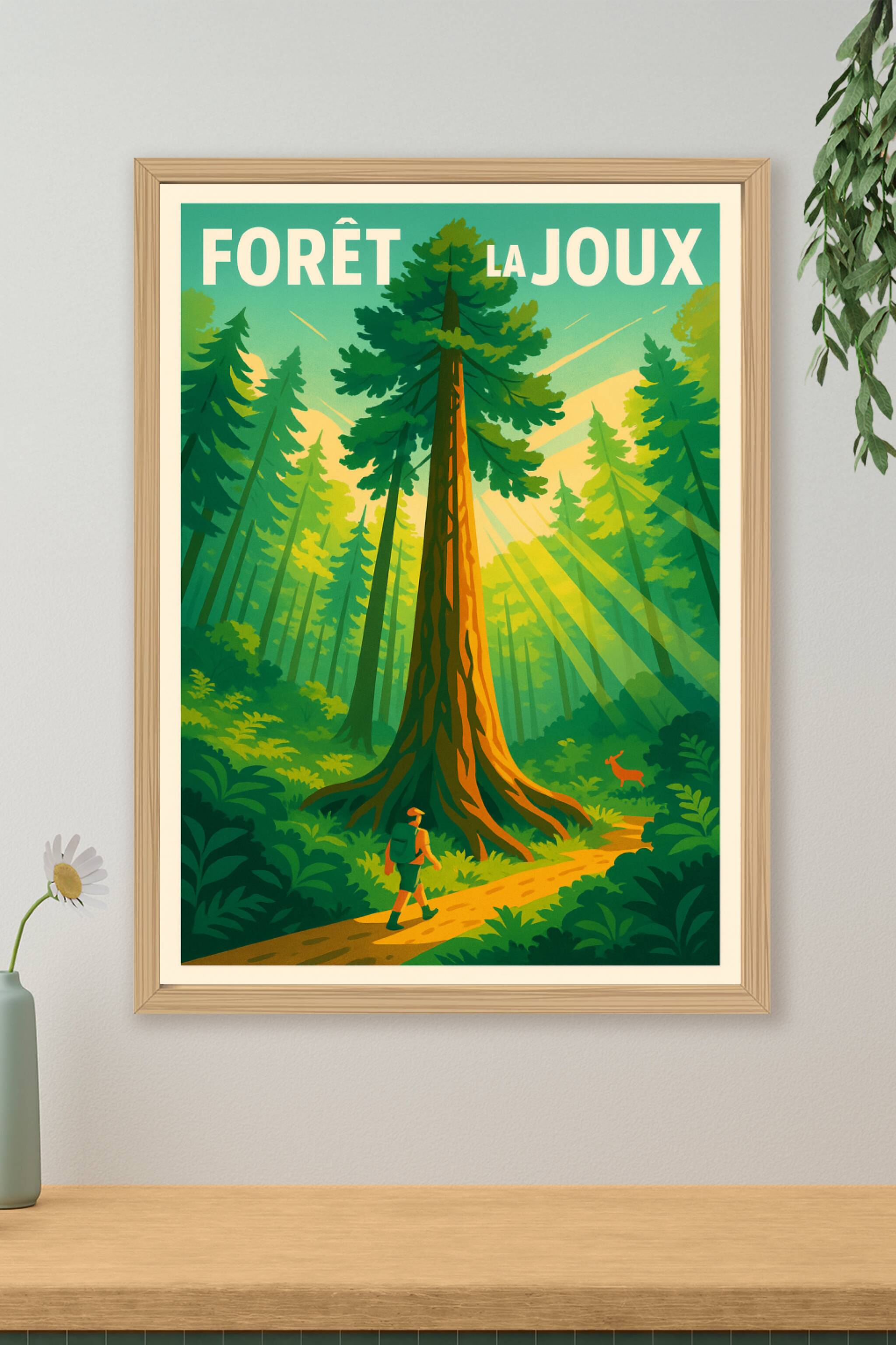 Affiche de Forêt de la Joux - L'immensité de la nature jurassienne