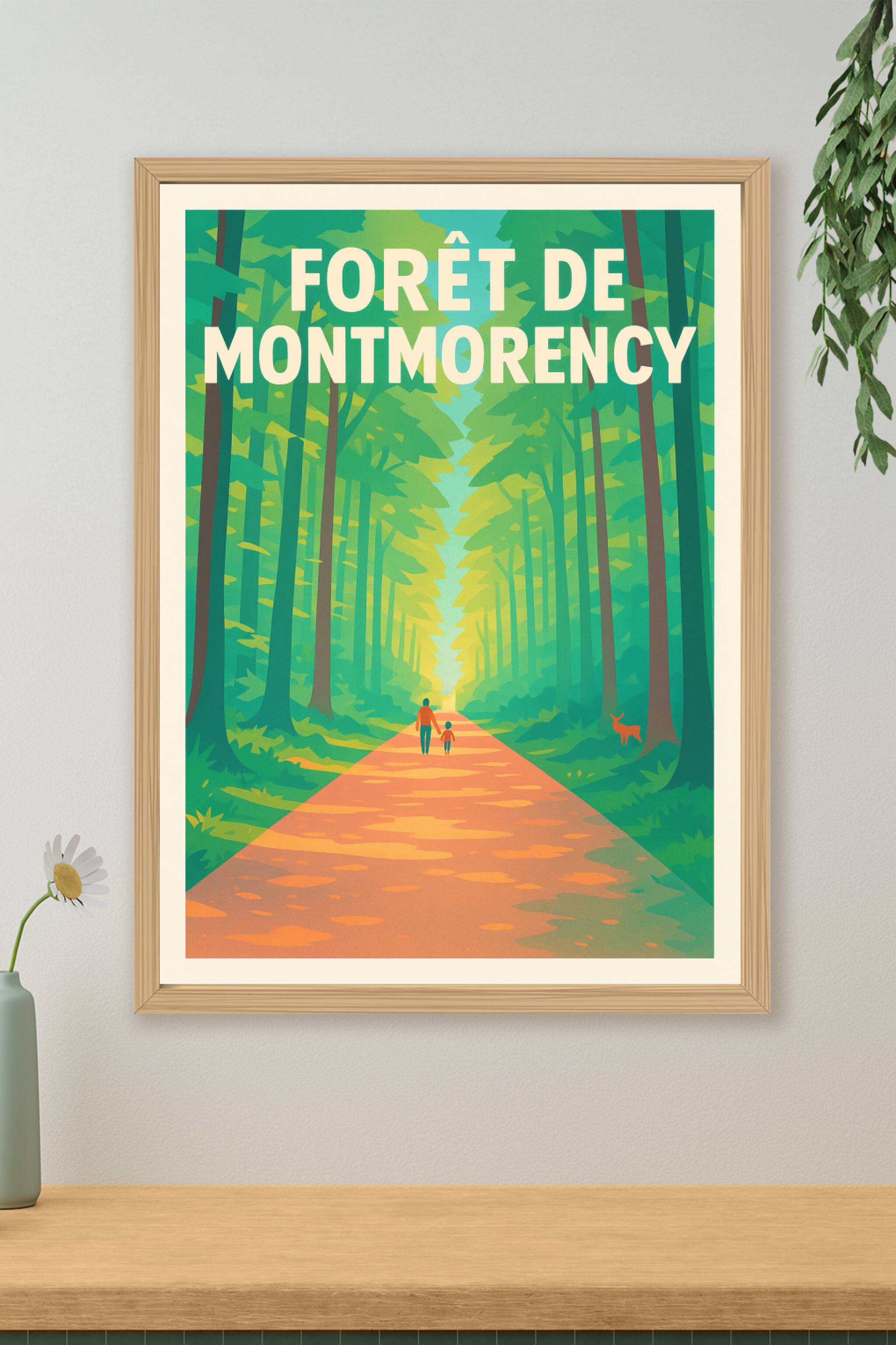 Affiche de Forêt de Montmorency - Une parenthèse enchantée au cœur de la nature