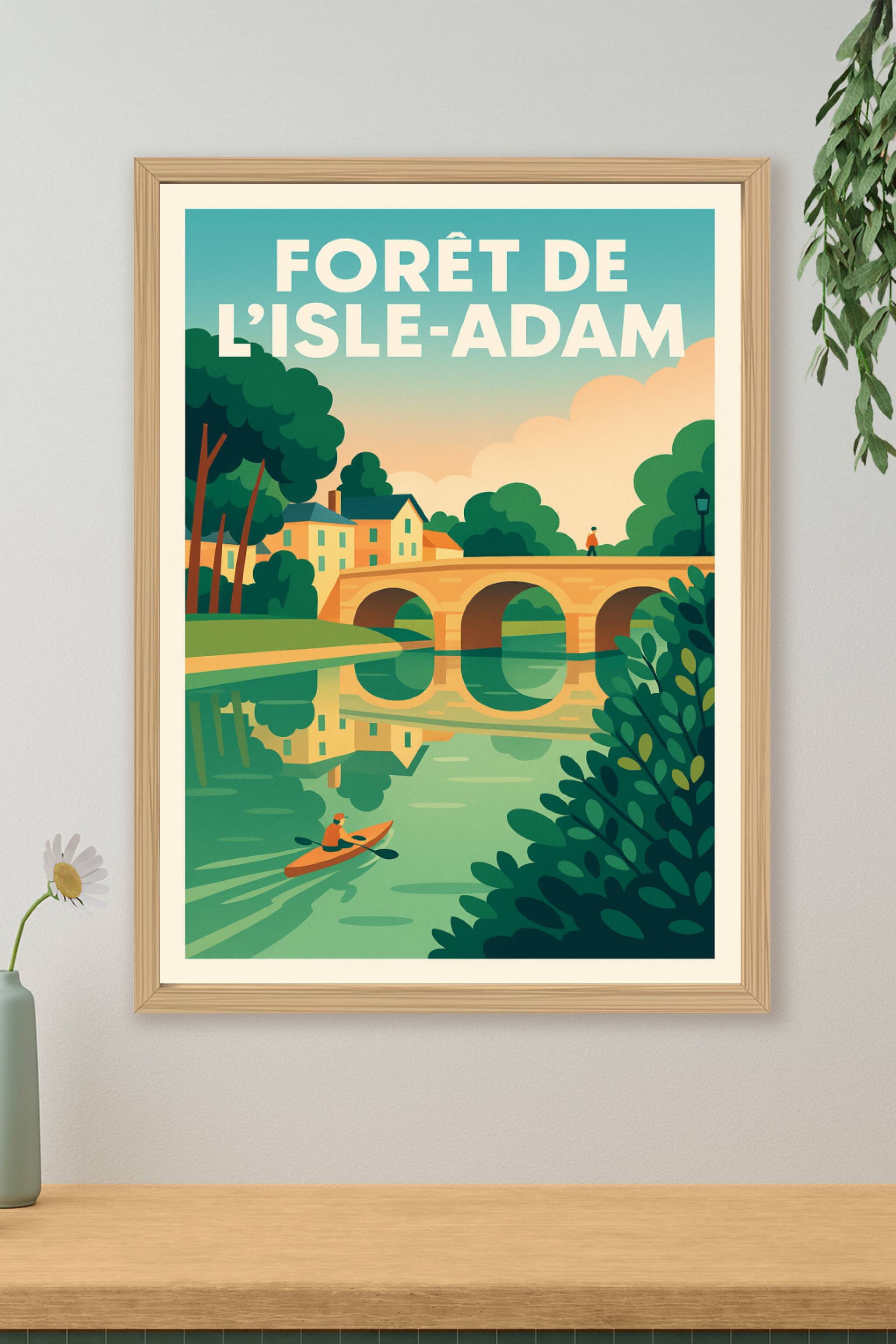 Affiche de Forêt de l'Isle-Adam - Évasion bucolique au bord de l'Oise