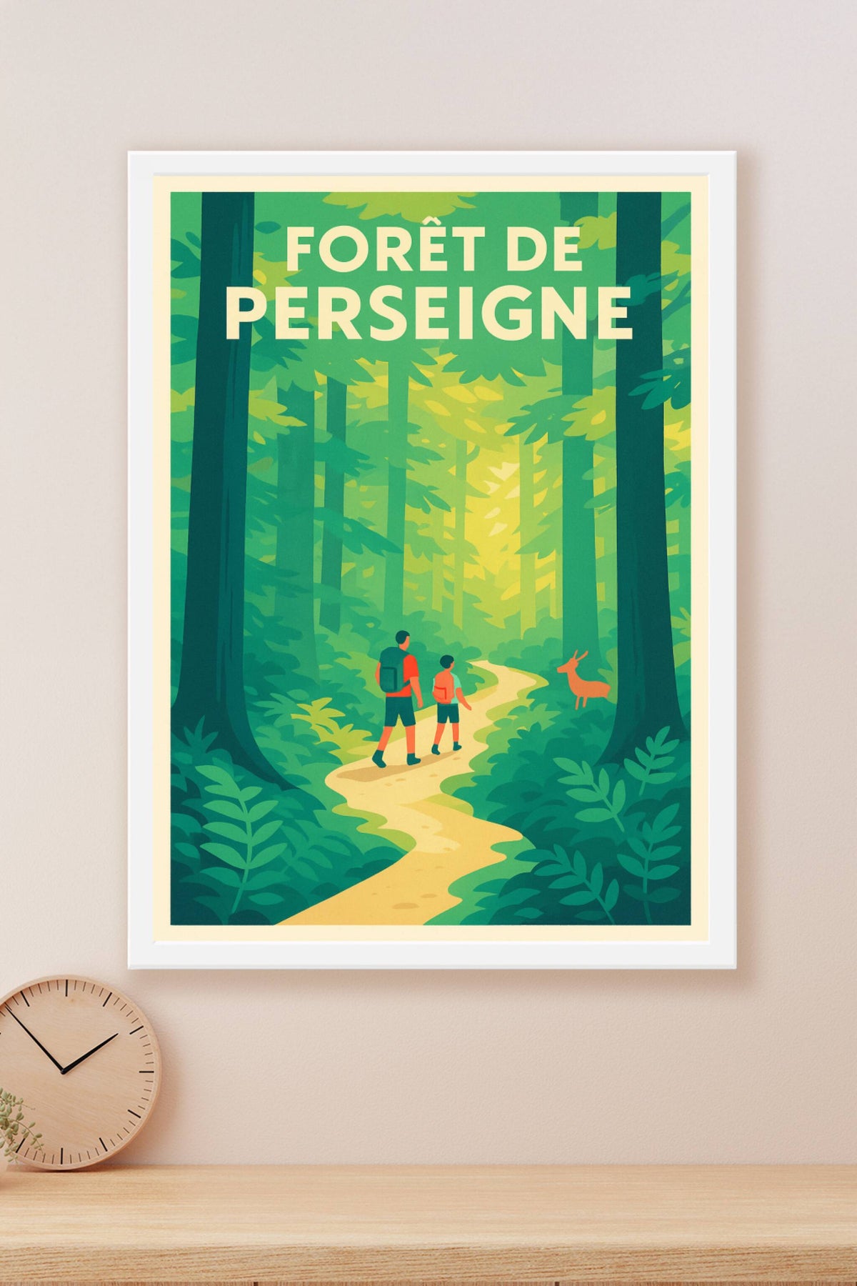 Affiche de Forêt de Perseigne - Une escapade naturelle au cœur de la Sarthe