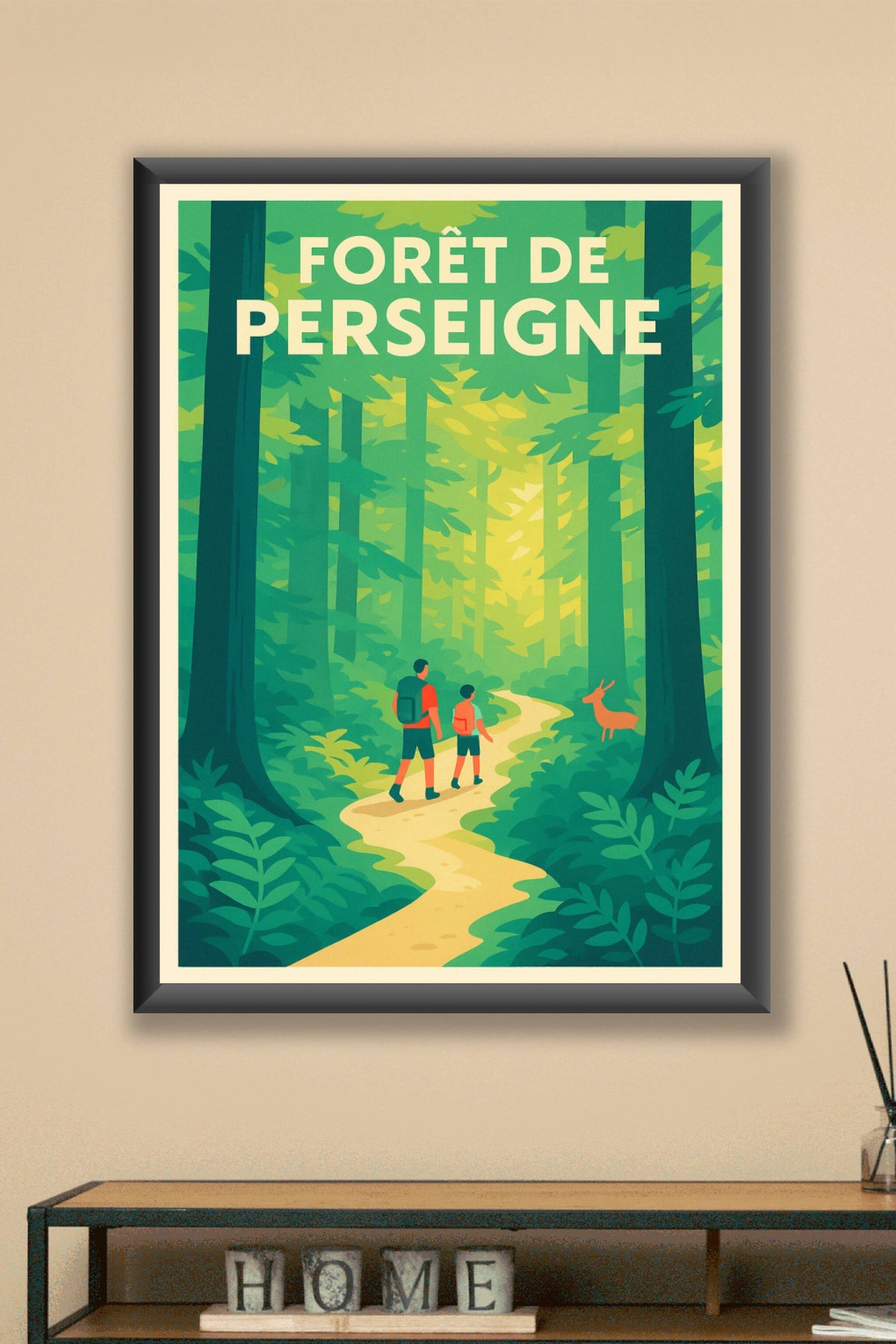 Affiche de Forêt de Perseigne - Une escapade naturelle au cœur de la Sarthe