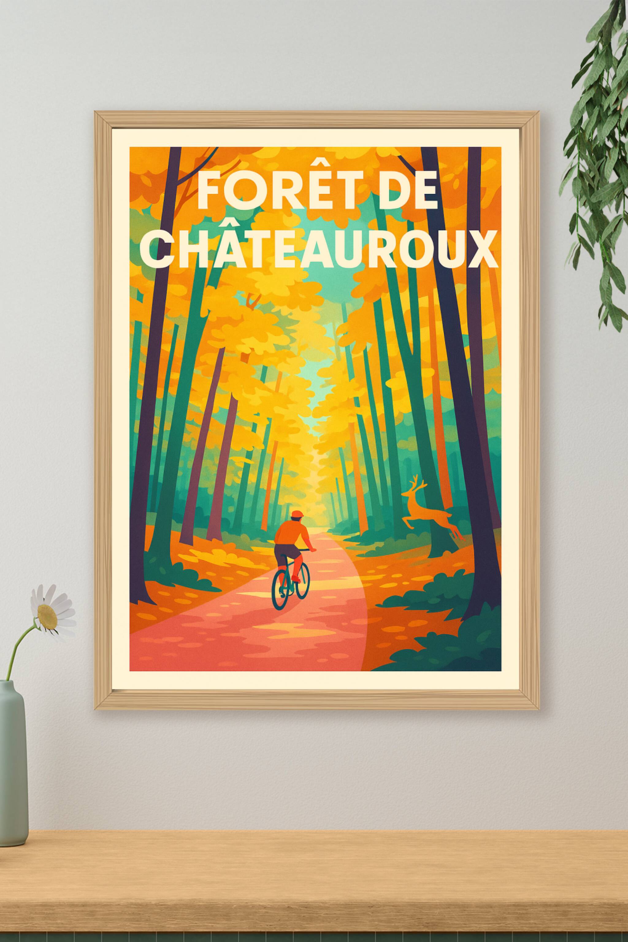 Affiche de Forêt de Châteauroux - L'échappée belle au cœur de l'Indre