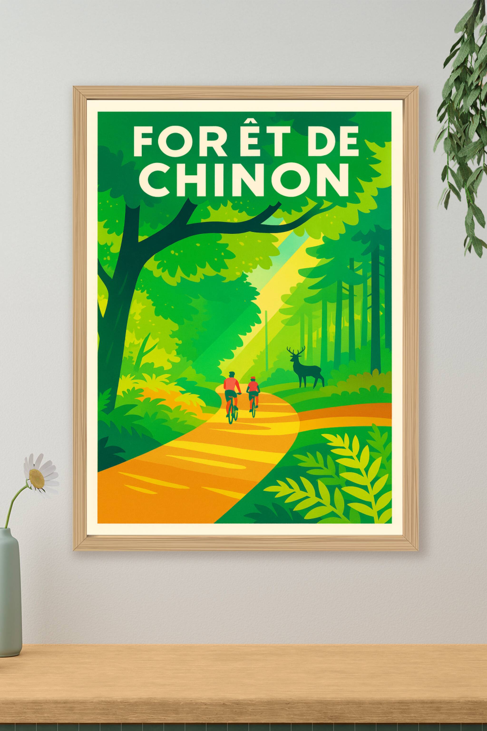 Affiche de Forêt de Chinon - Une escapade naturelle au cœur du Val de Loire