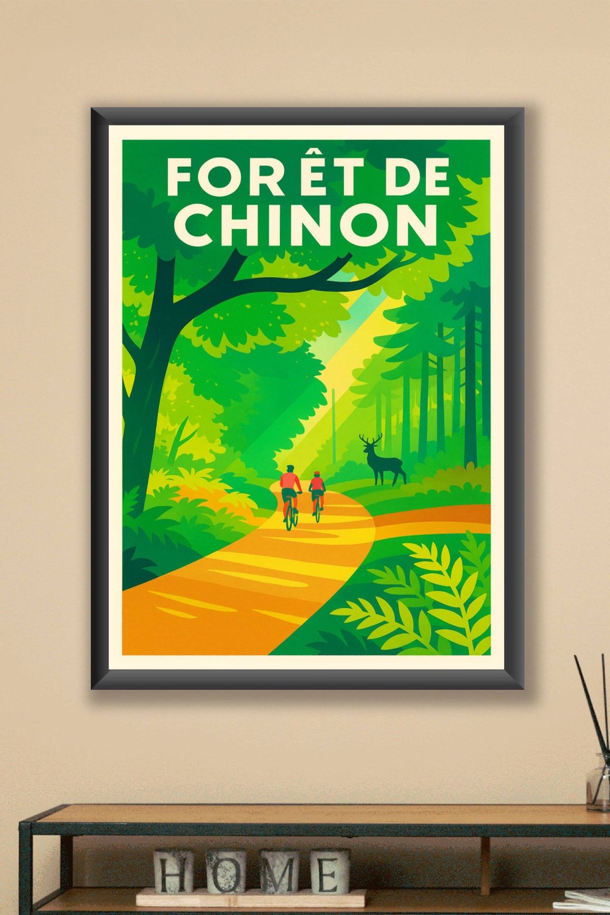 Affiche de Forêt de Chinon - Une escapade naturelle au cœur du Val de Loire