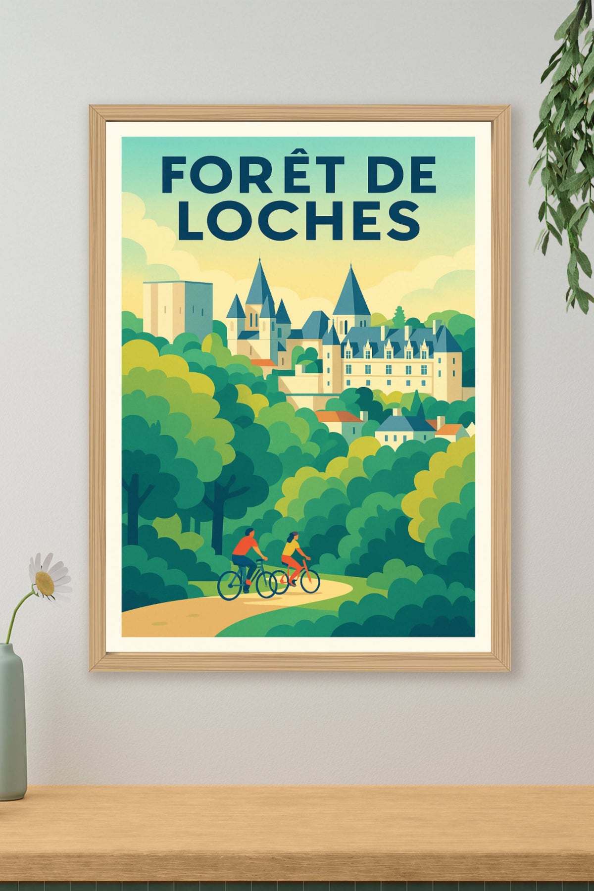 Affiche de Forêt de Loches - Évasion royale au cœur de la nature