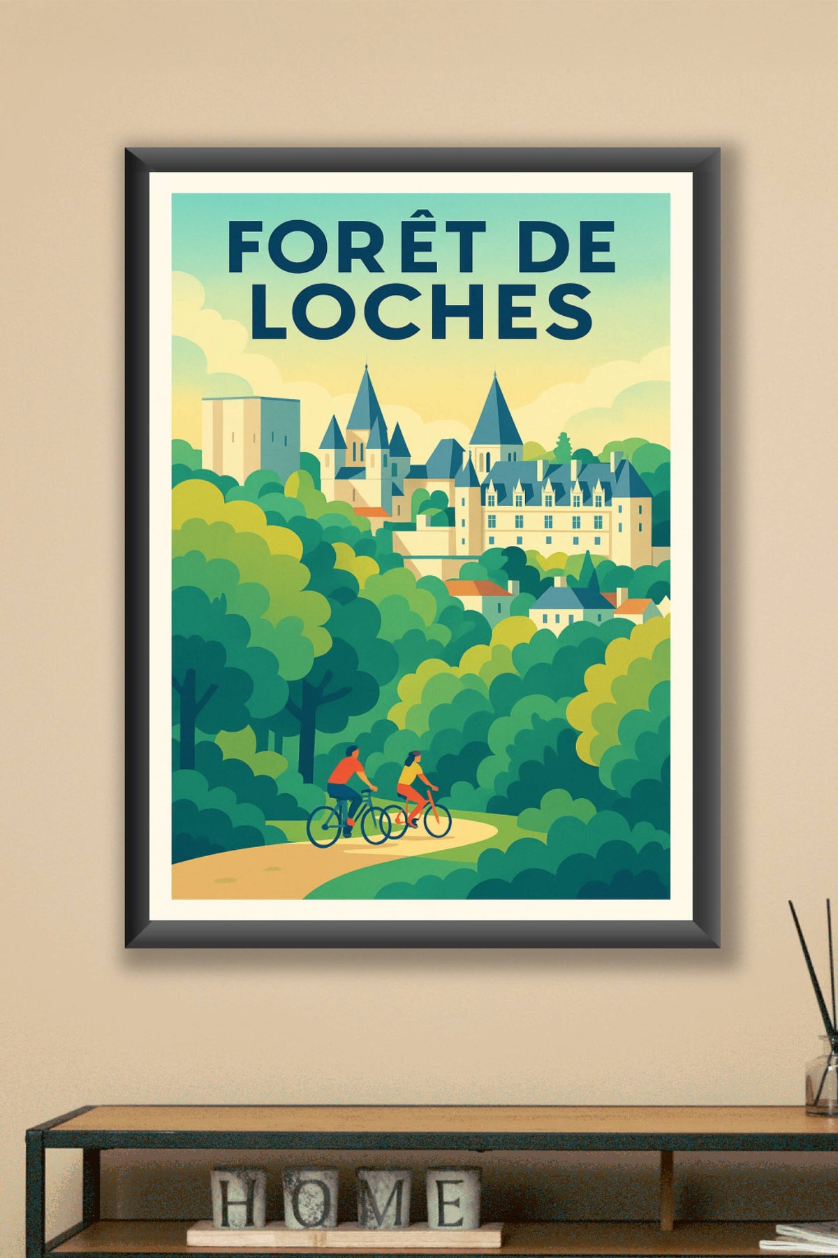 Affiche de Forêt de Loches - Évasion royale au cœur de la nature