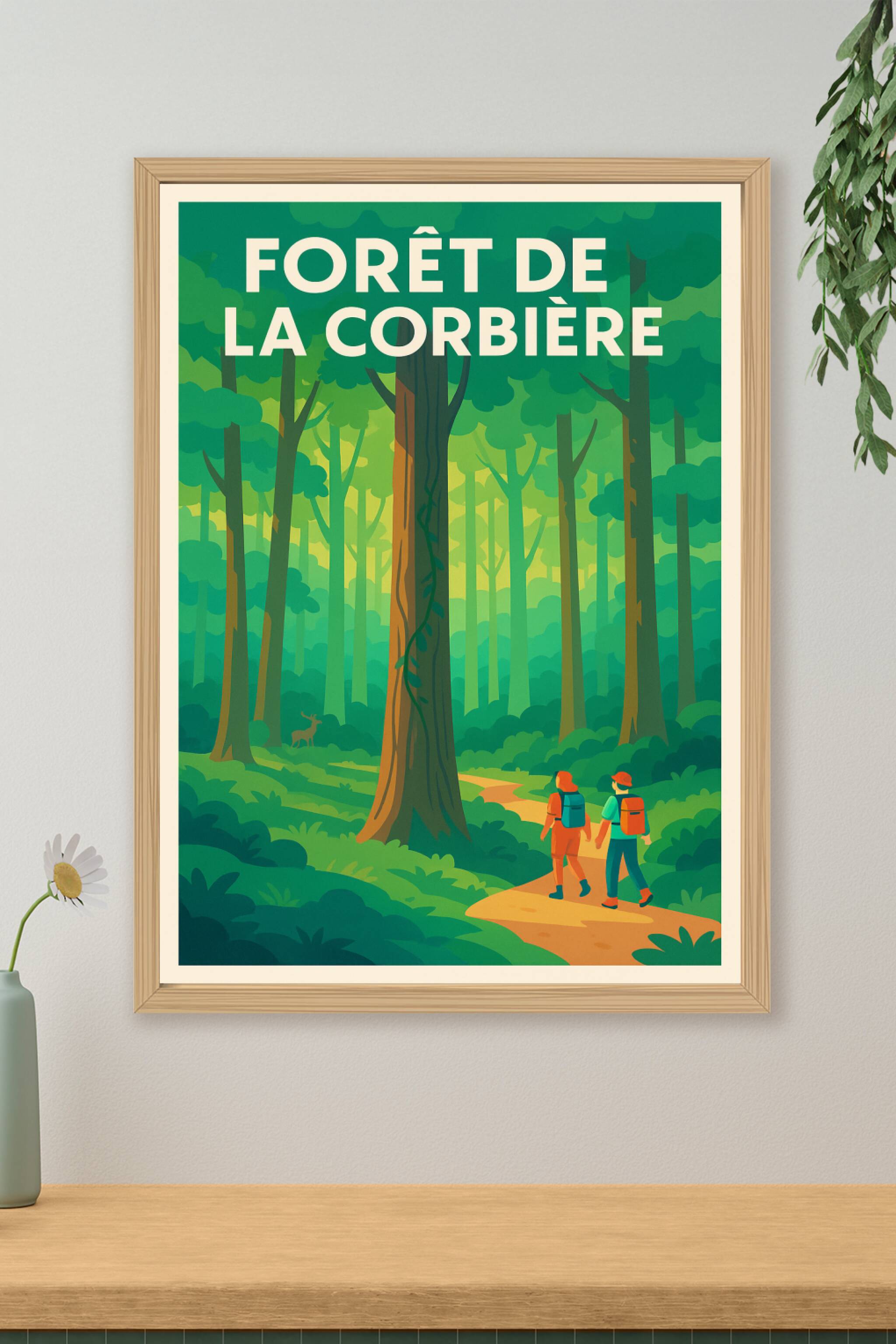 Affiche de Forêt de la Corbière - Évasion sauvage au cœur de la nature