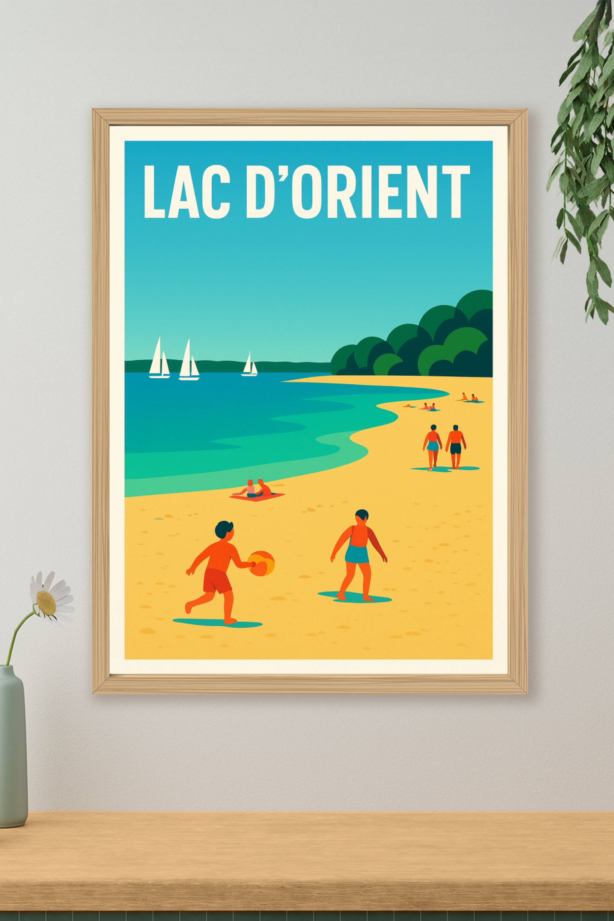 Affiche de Lac d'Orient - Évasion solaire au cœur de la Champagne