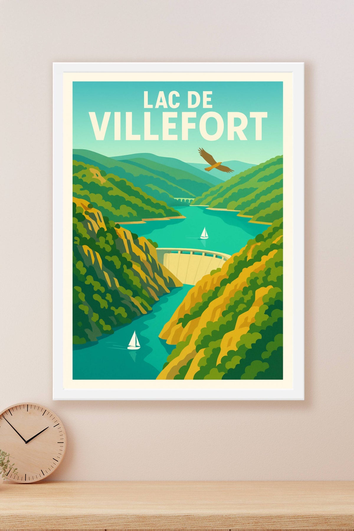 Affiche de Lac de Villefort - Écrin de nature au cœur des Cévennes