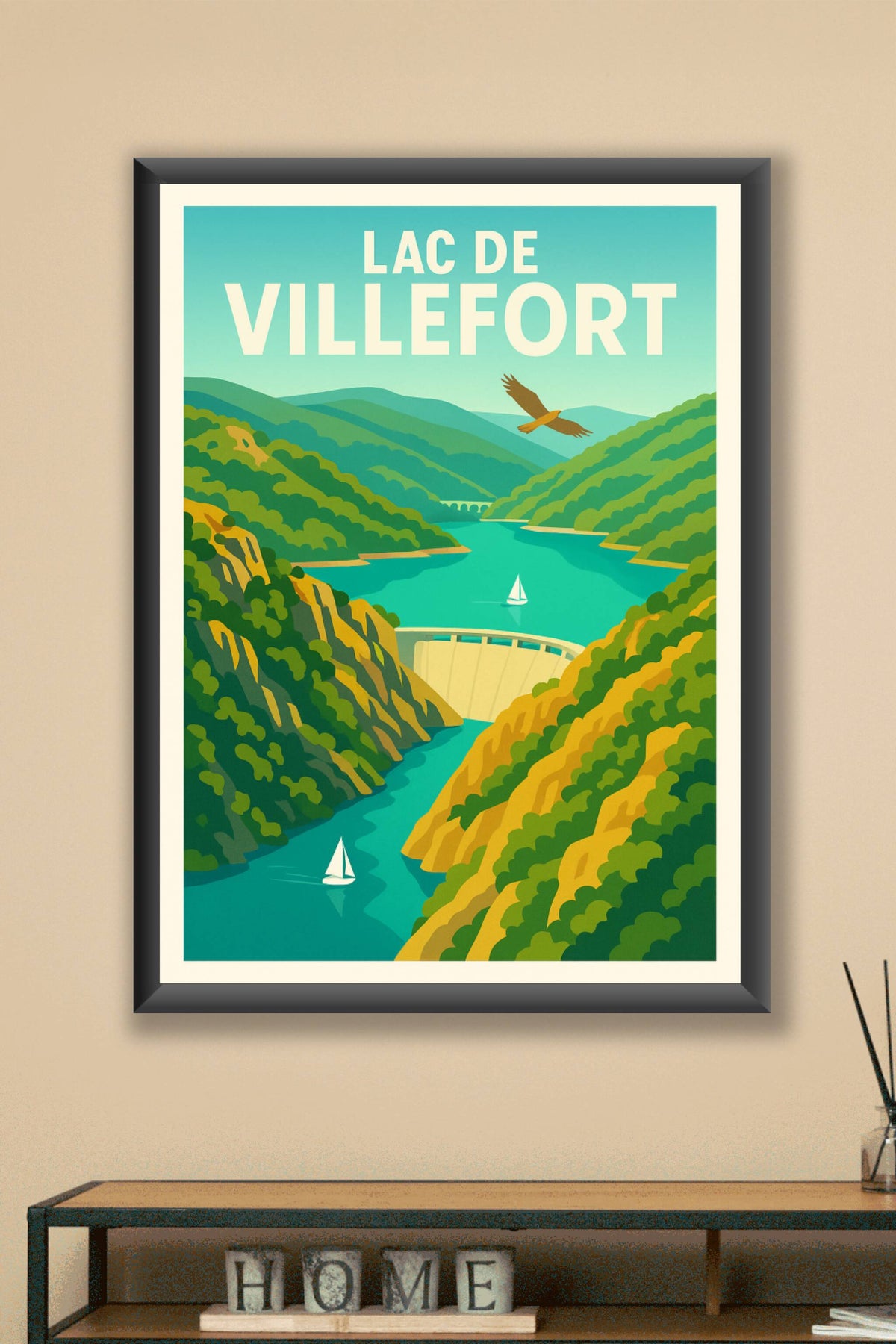 Affiche de Lac de Villefort - Écrin de nature au cœur des Cévennes