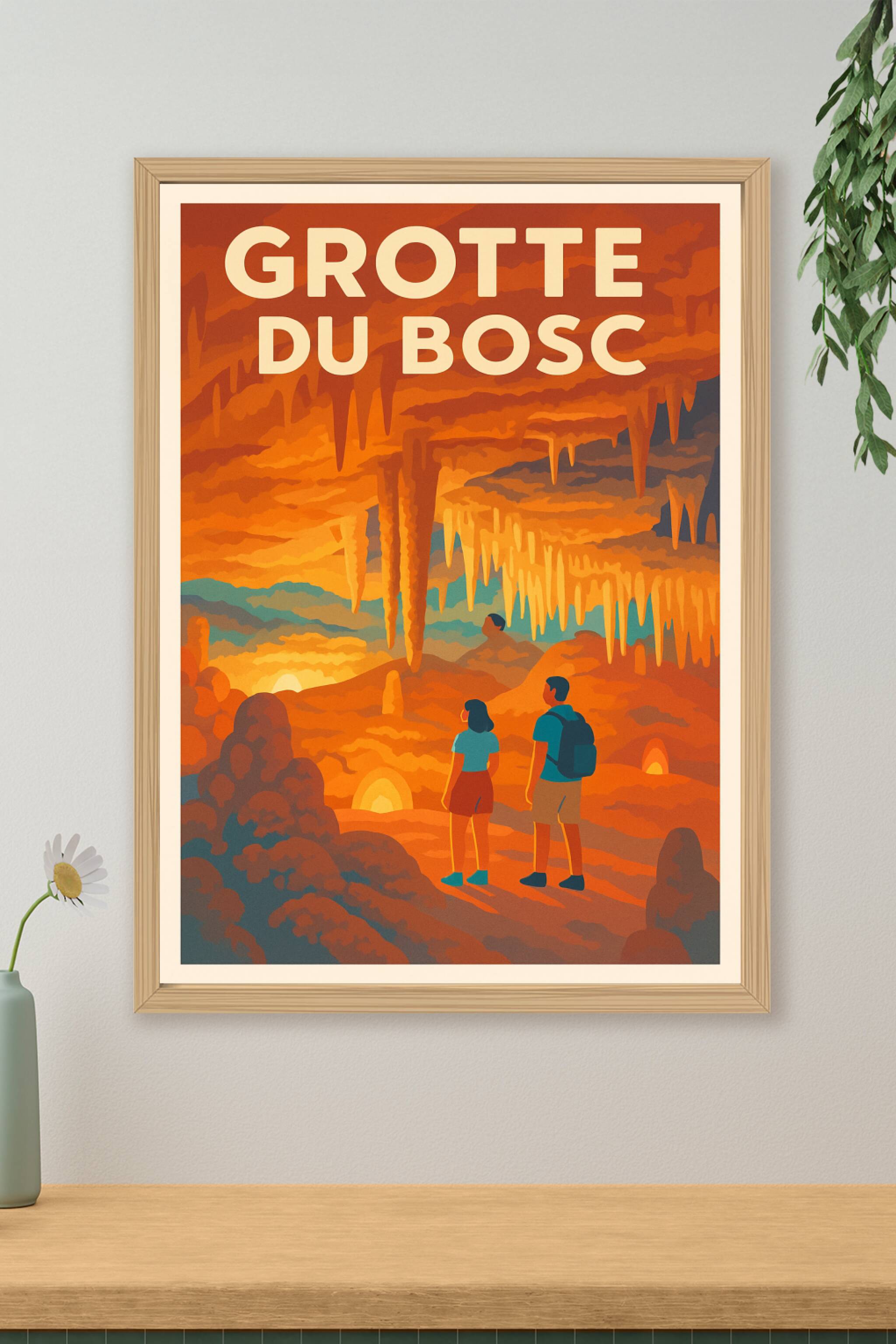 Affiche de Grotte du Bosc - Voyage au cœur des profondeurs étincelantes
