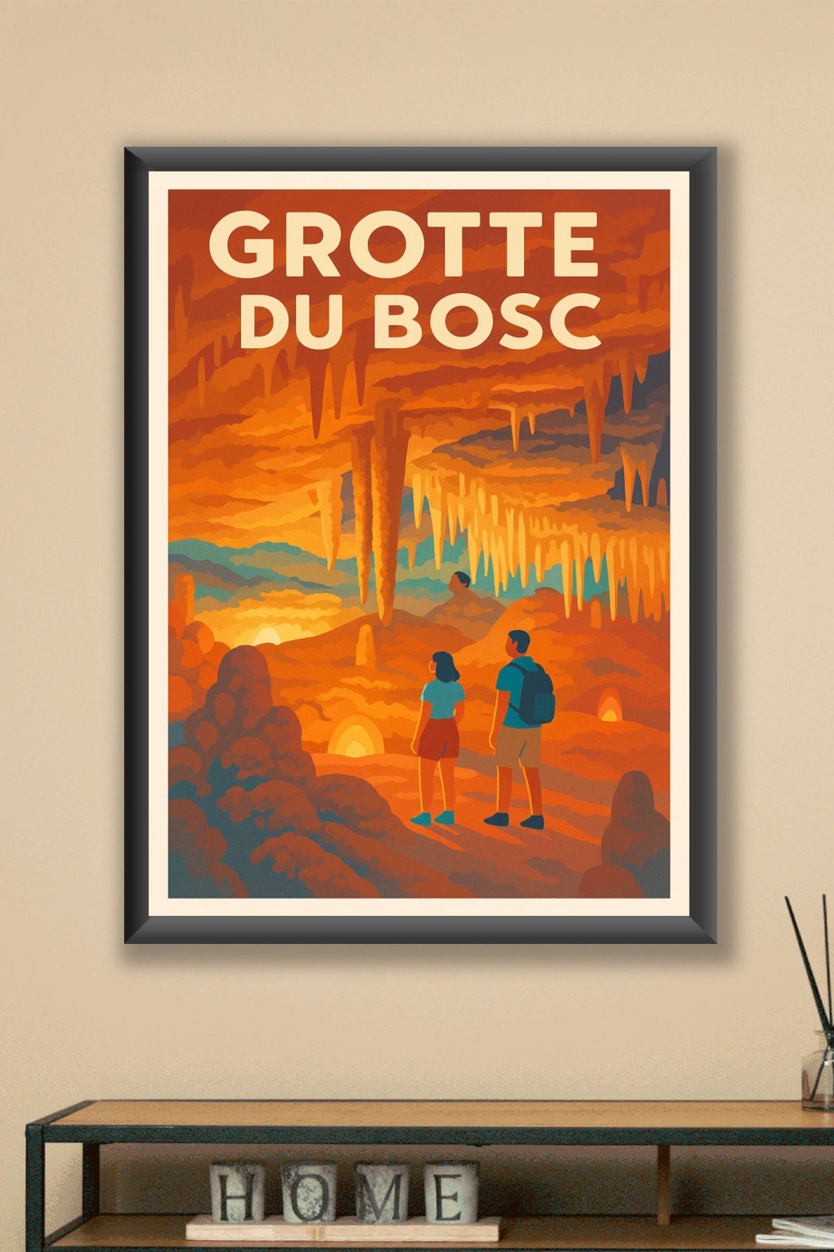 Affiche de Grotte du Bosc - Voyage au cœur des profondeurs étincelantes