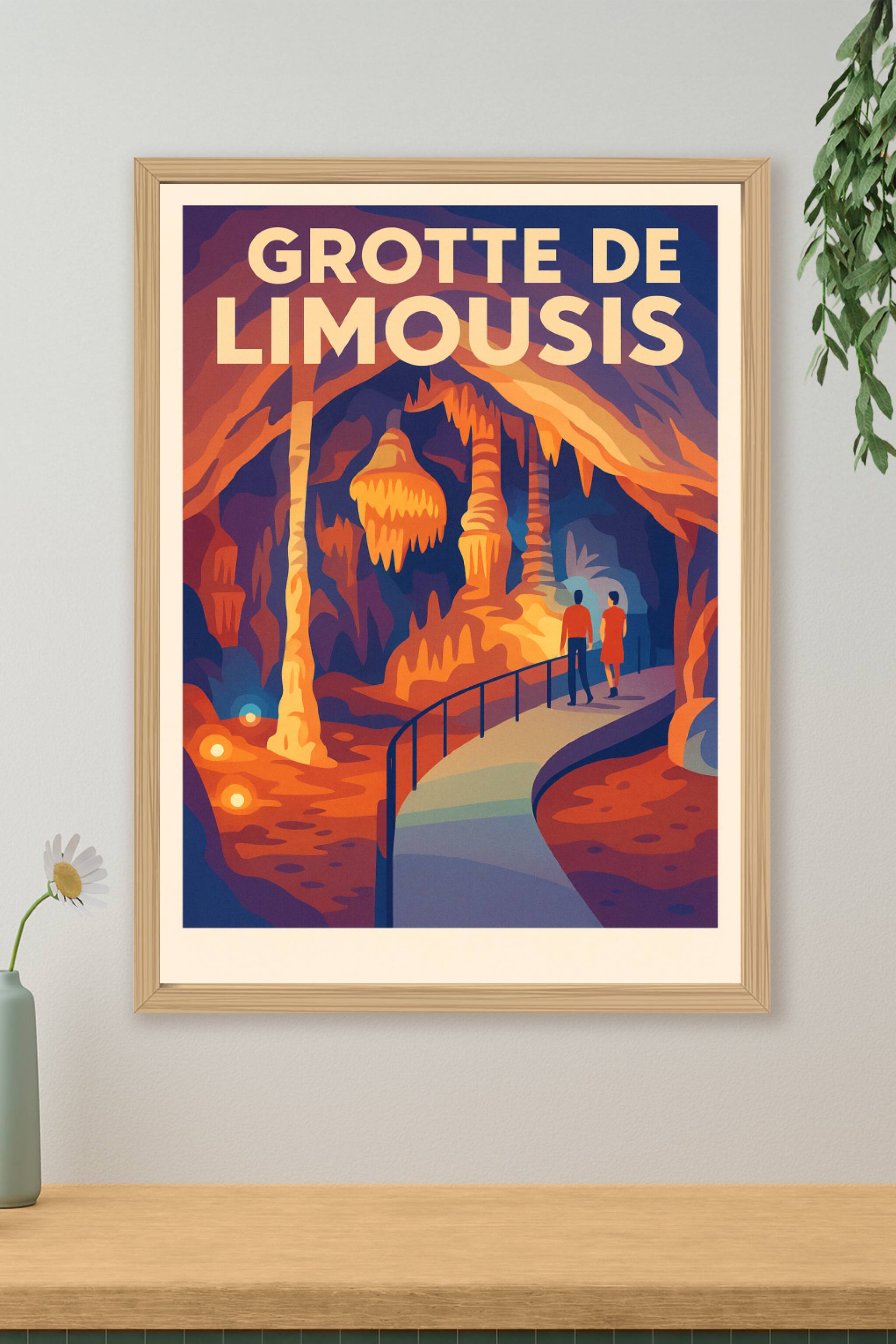 Affiche de Grotte de Limousis - Voyage au cœur de la terre occitane