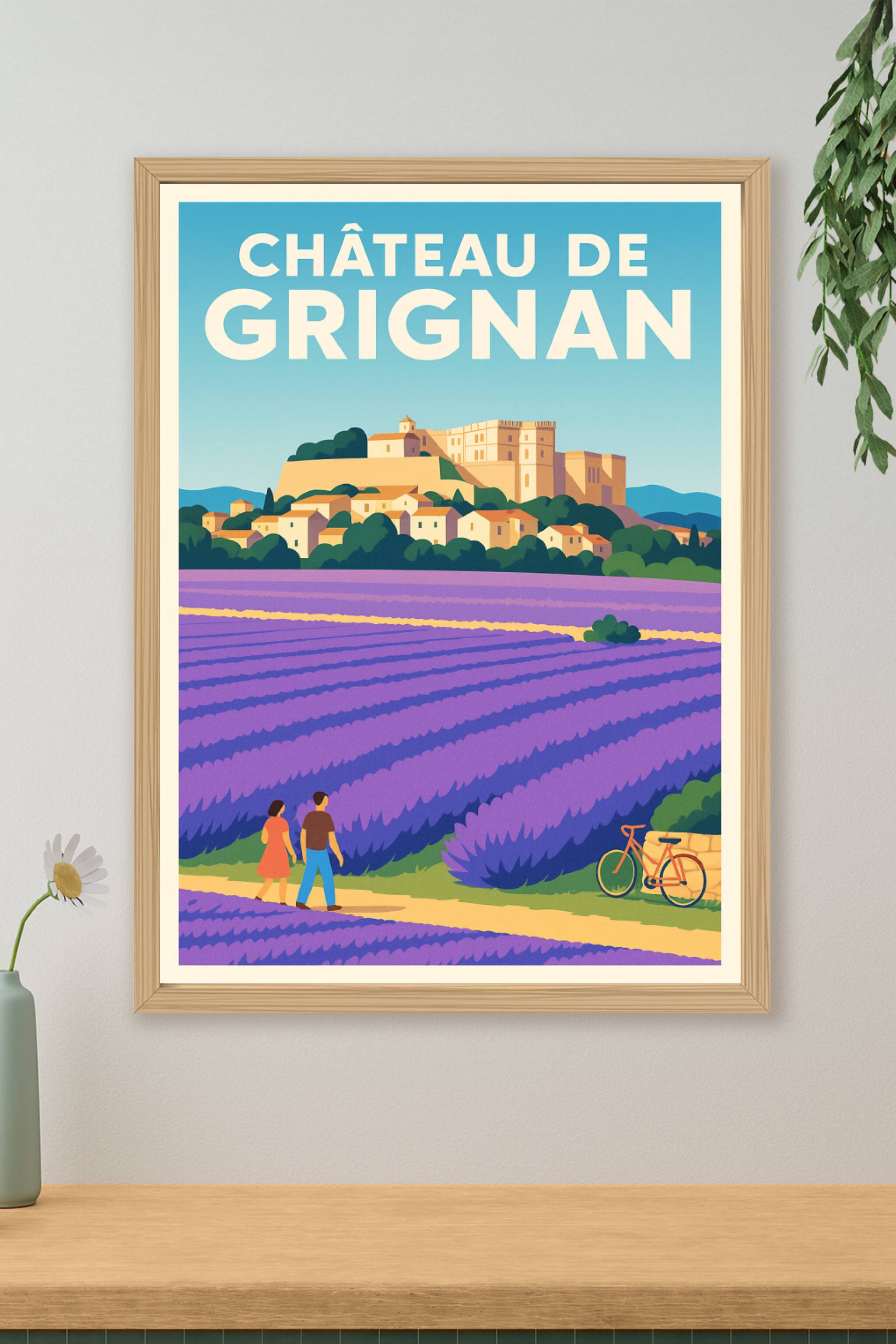 Affiche de Château de Grignan - L'élégance de la Drôme Provençale