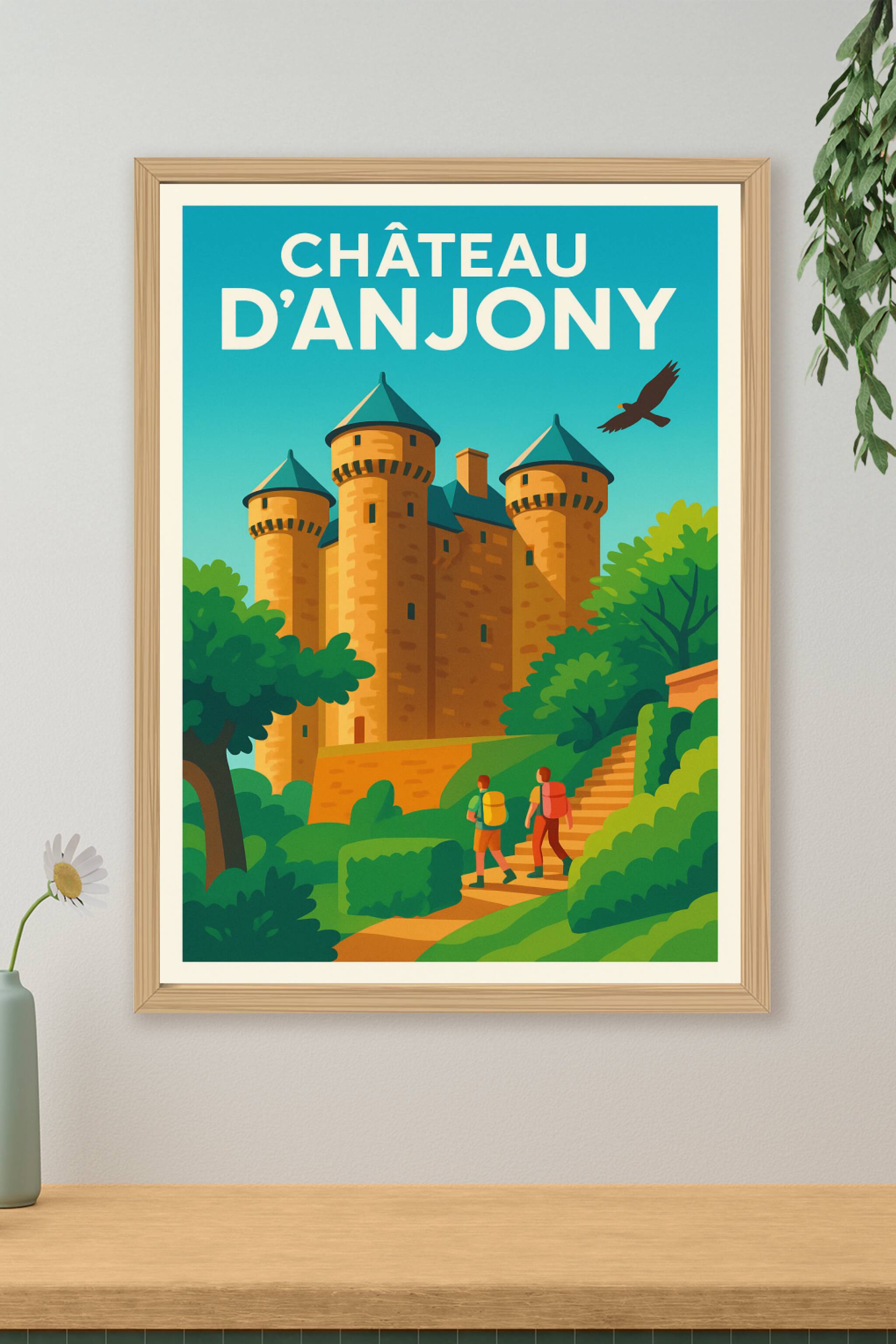 Affiche de Château d'Anjony - L'élégance médiévale au cœur du Cantal