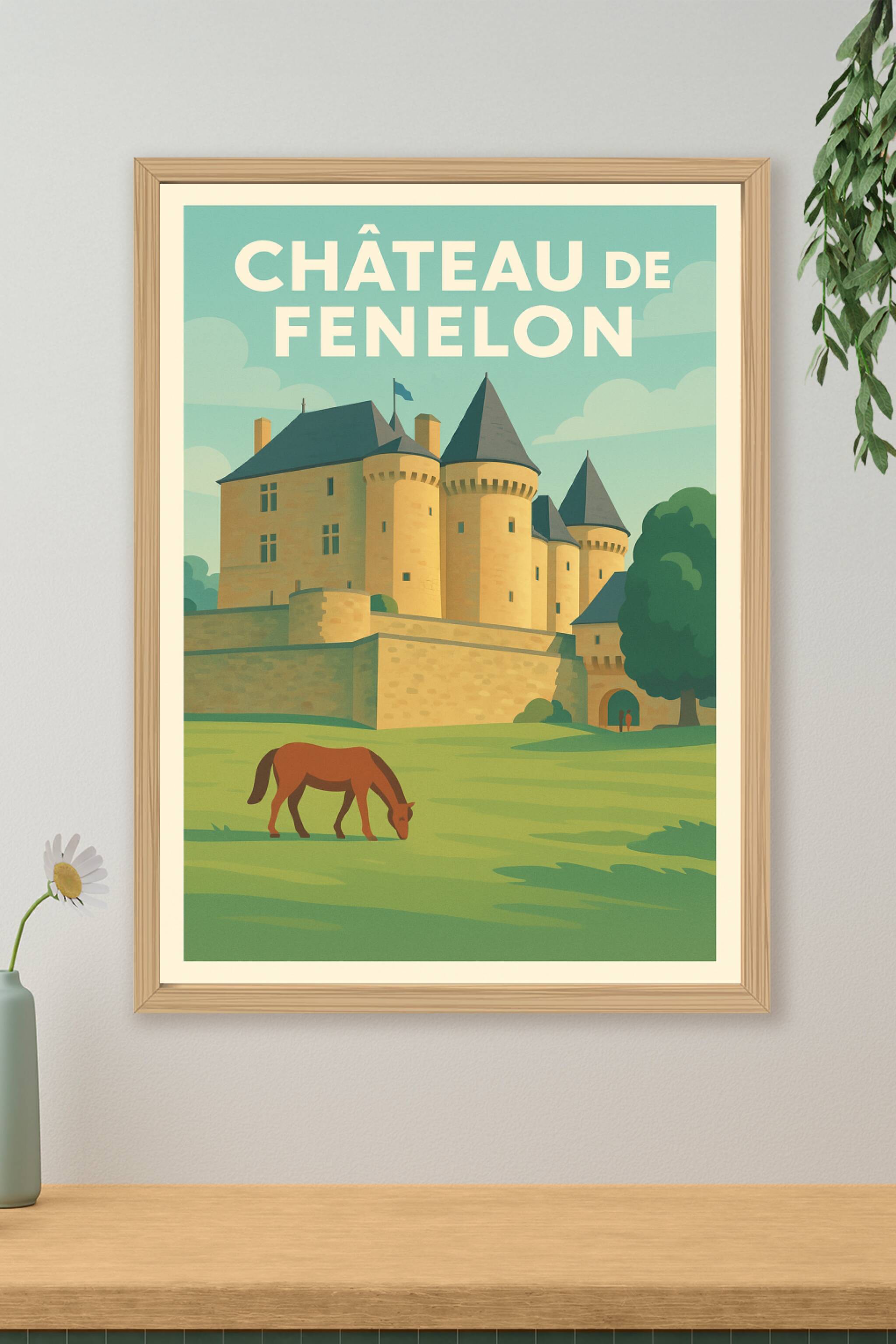 Affiche de Château de Fénelon - L'élégance du Périgord Noir en affiche