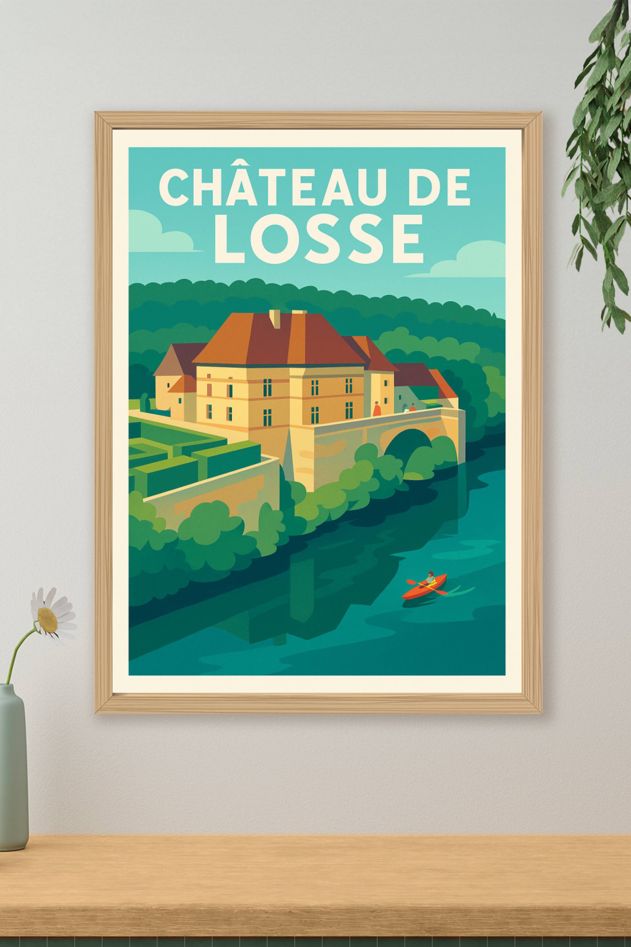 Affiche de Château de Losse - L'élégance de la Renaissance au fil de la Vézère