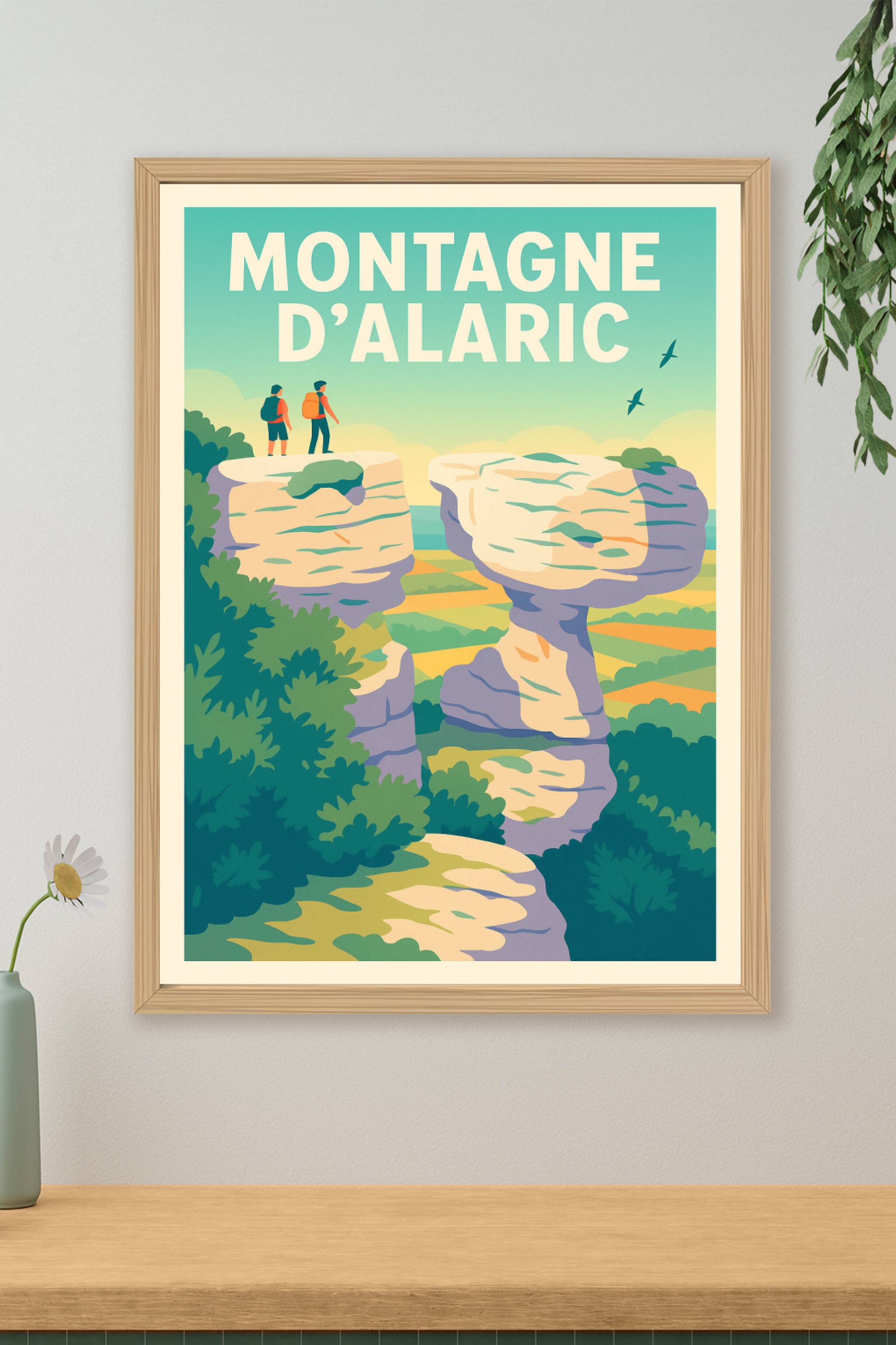 Affiche de Montagne d'Alaric - L'appel des sommets et de la nature sauvage