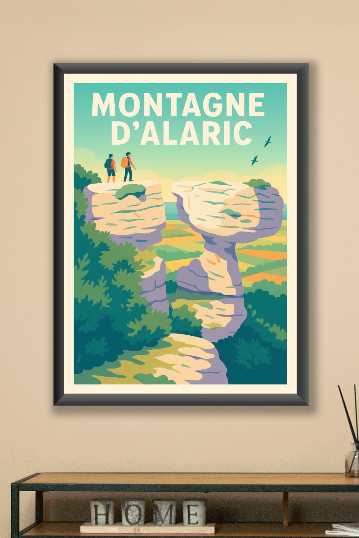 Affiche de Montagne d'Alaric - L'appel des sommets et de la nature sauvage