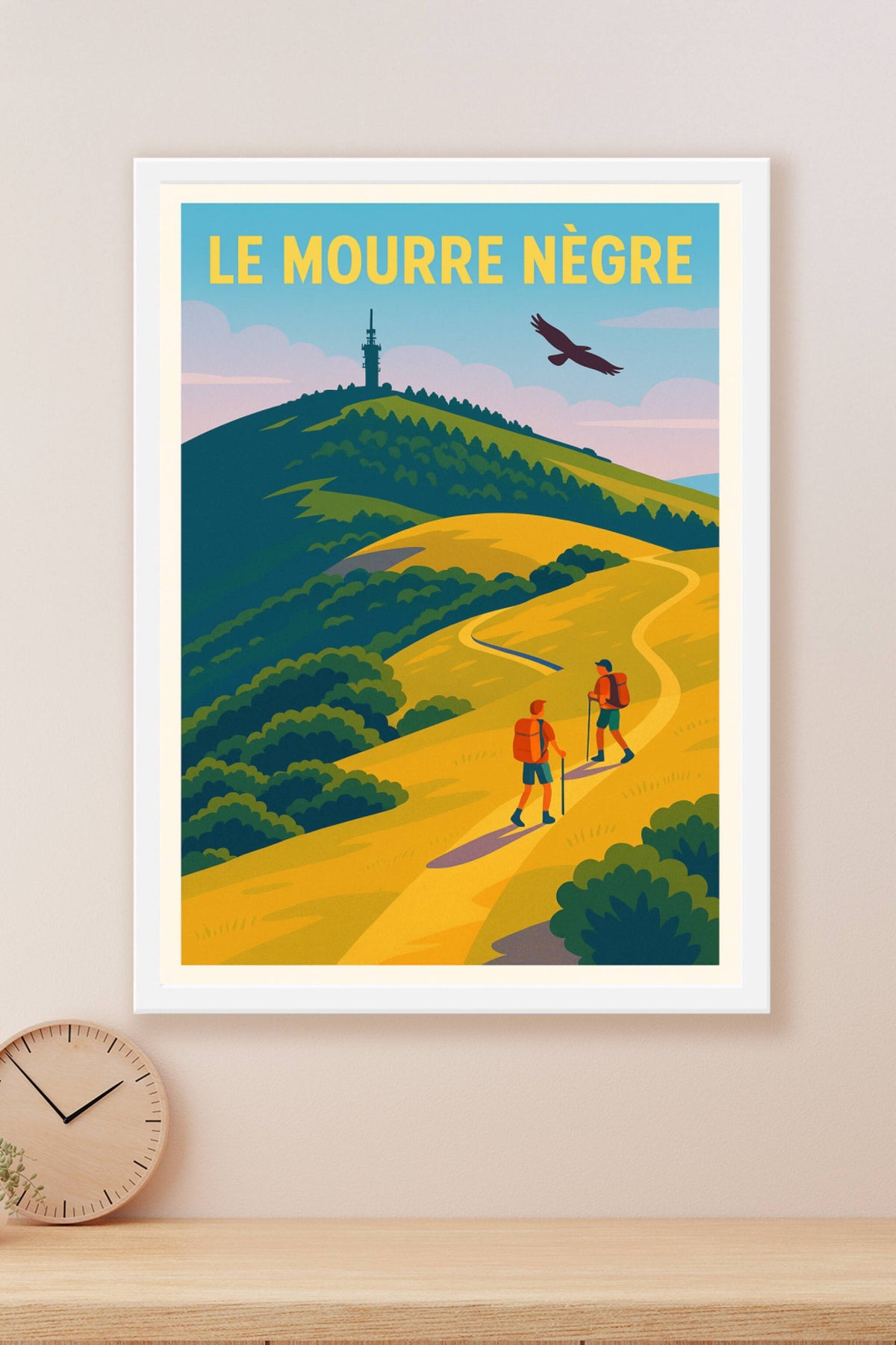 Affiche de Le Mourre Nègre - Sommet emblématique du Luberon