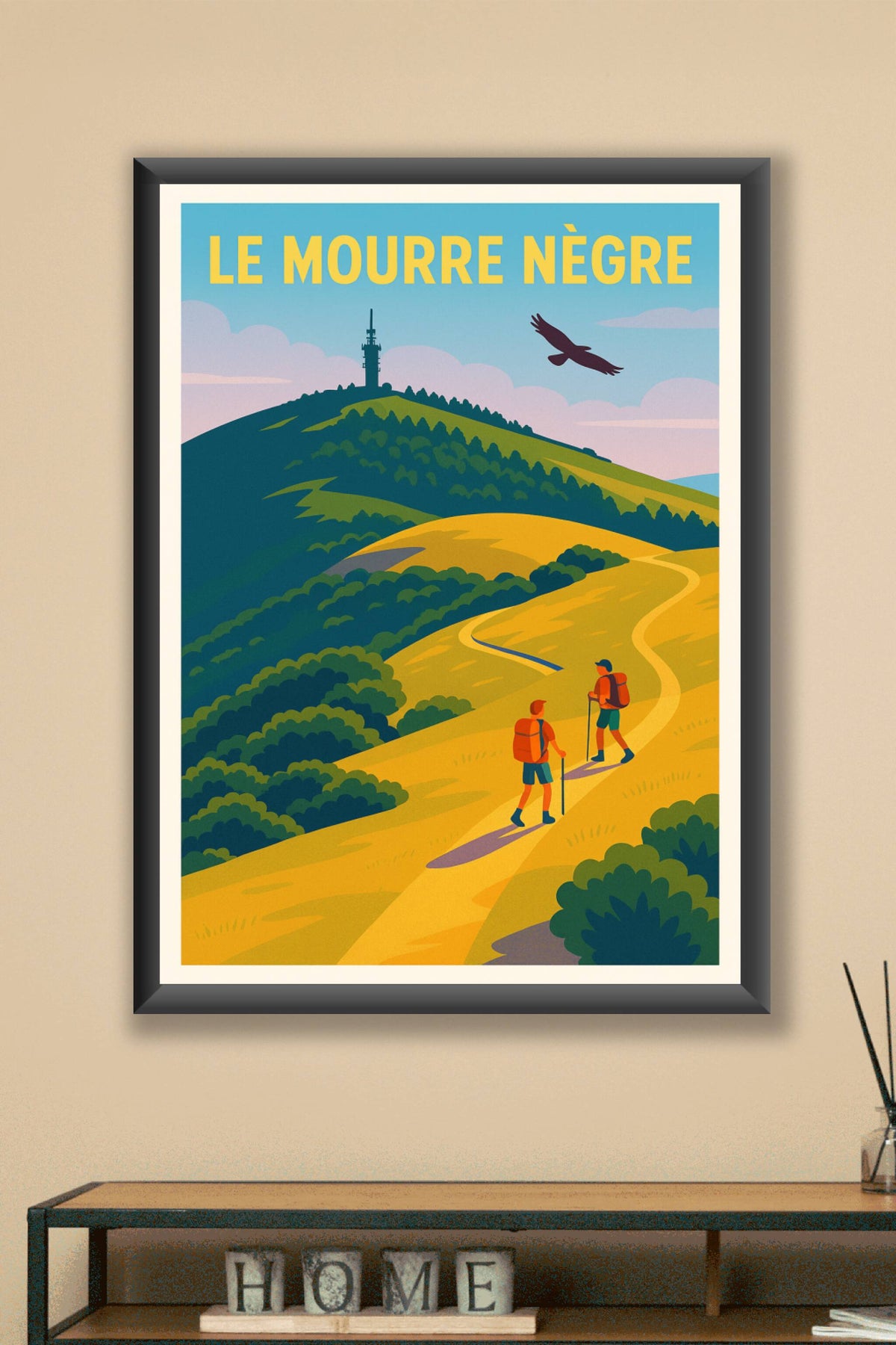 Affiche de Le Mourre Nègre - Sommet emblématique du Luberon